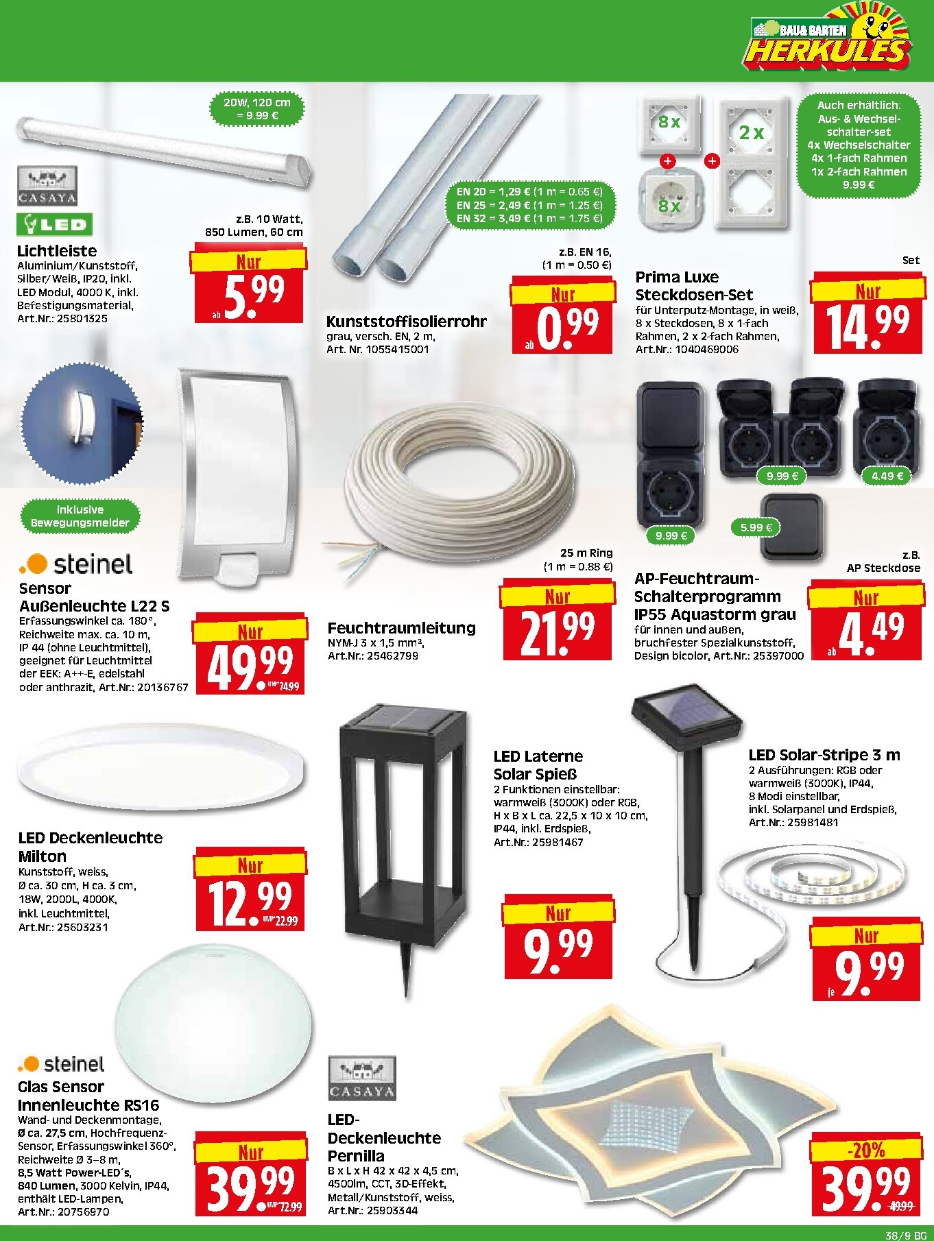 herkules - Herkules - Bau & Garten Prospekt nächste Woche – von Montag 14.09.2026 bis Samstag 19.09.2026 - page: 9