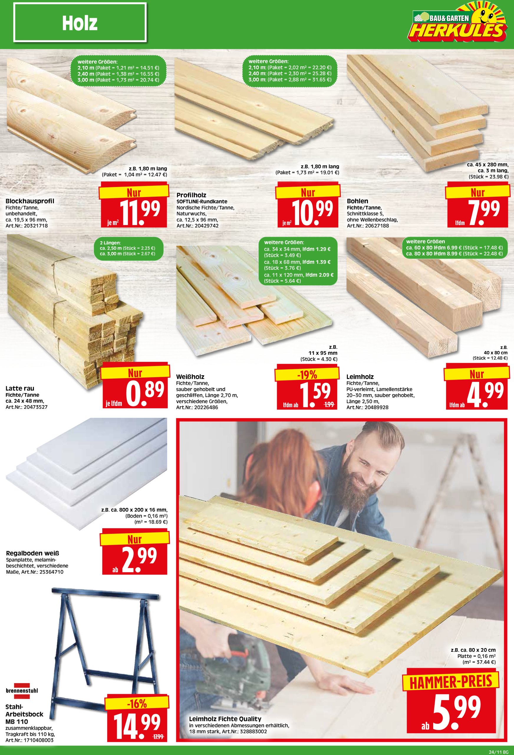 herkules - Herkules - Bau & Garten-Prospekt gültig vom 10.06. bis 14.06. - page: 11
