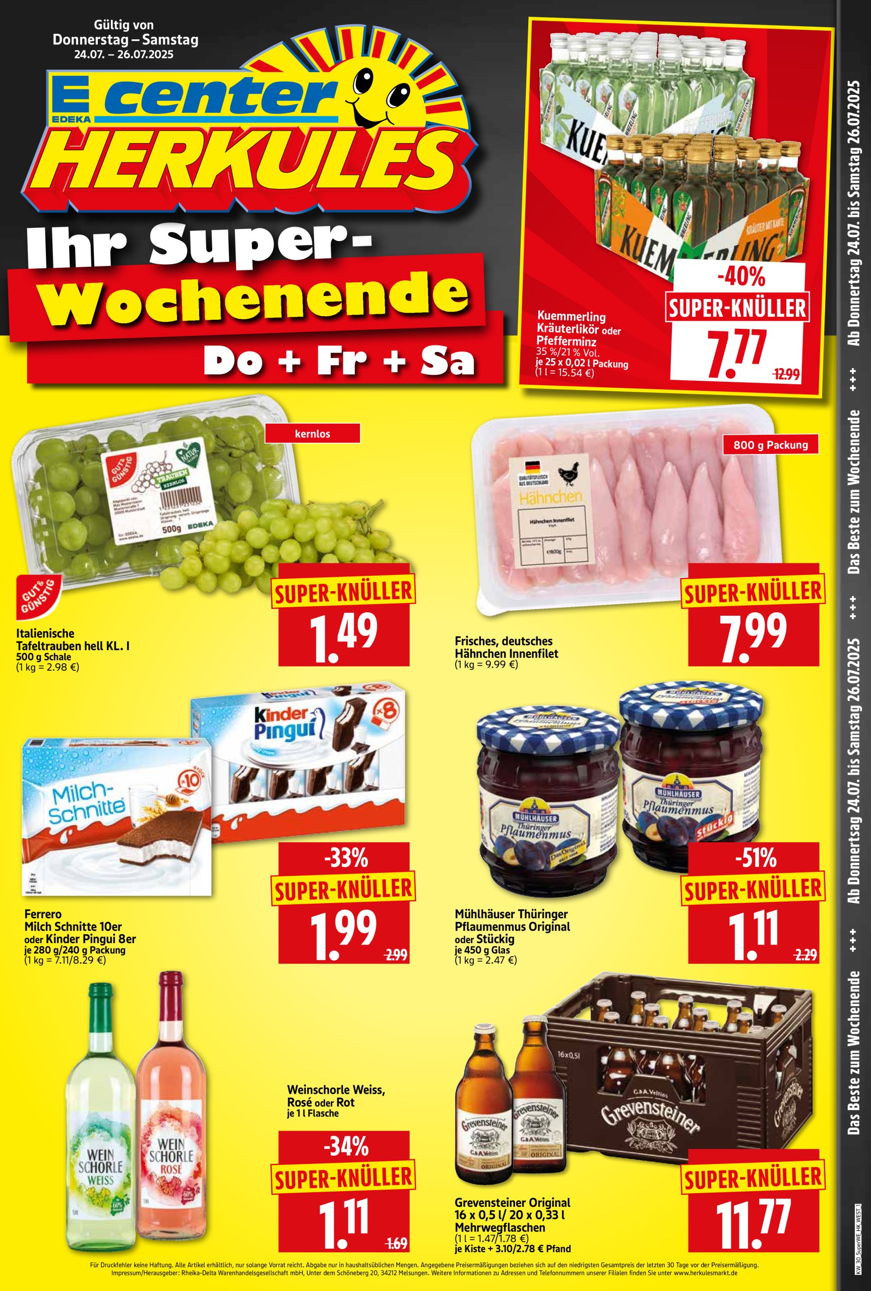 herkules - Herkules - Sonderbeilage-Prospekt gültig vom 24.07. bis 26.07.