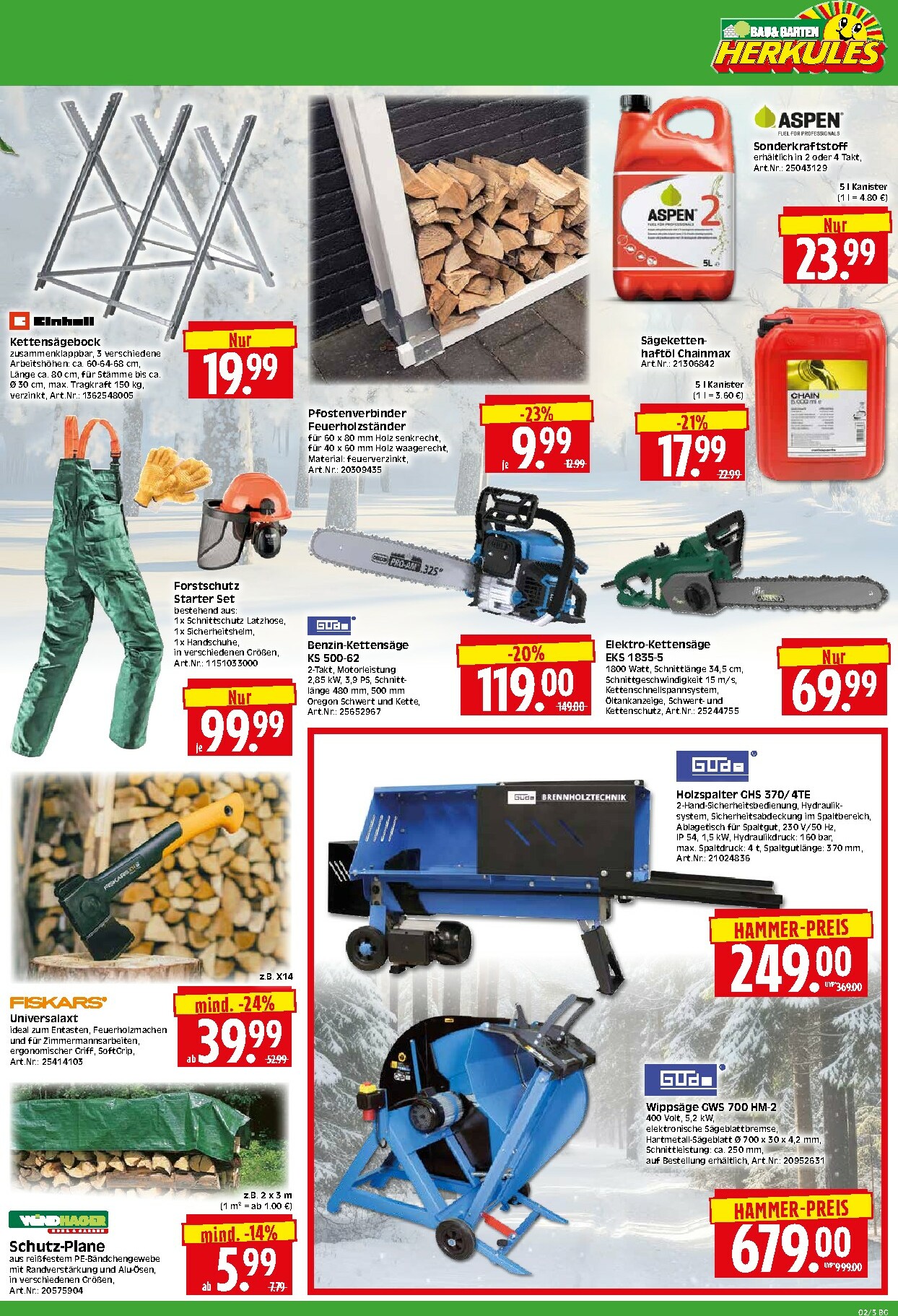 herkules - Herkules - Bau & Garten-Prospekt gültig vom 05.01. bis 10.01. - page: 3