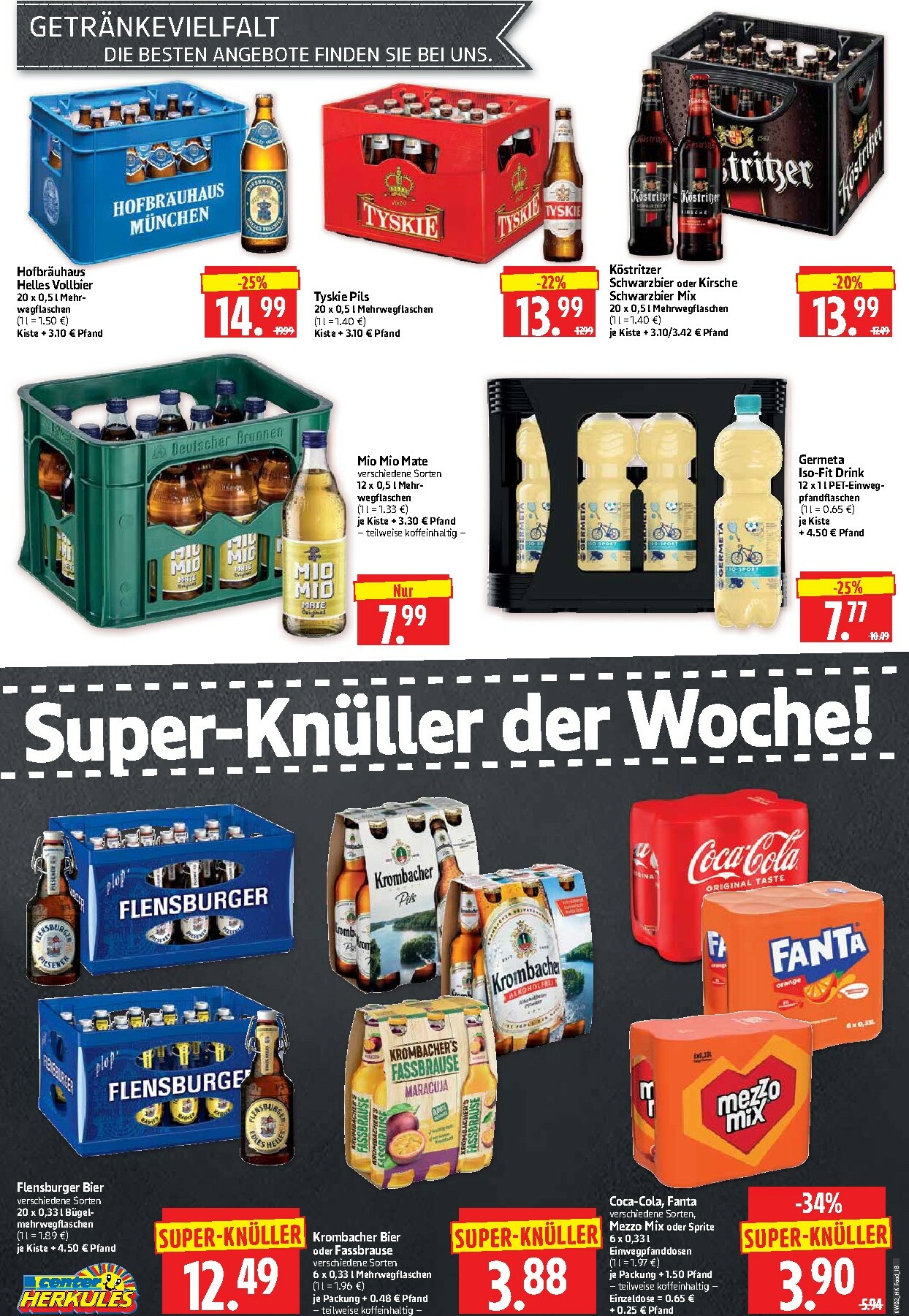 herkules - Herkules - Lebensmittel-Prospekt gültig vom 05.01. bis 10.01. - page: 18