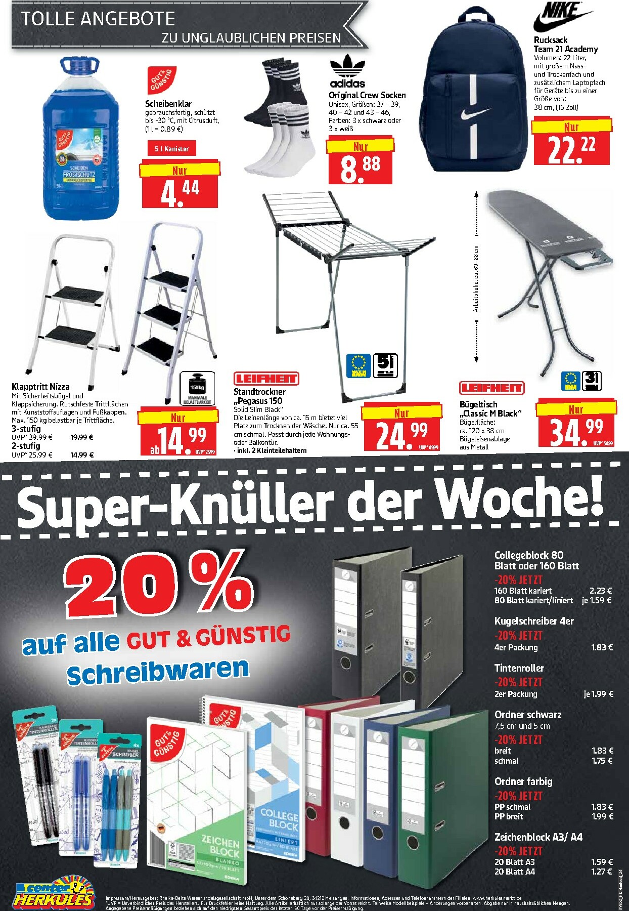 herkules - Herkules - Lebensmittel-Prospekt gültig vom 05.01. bis 10.01. - page: 24