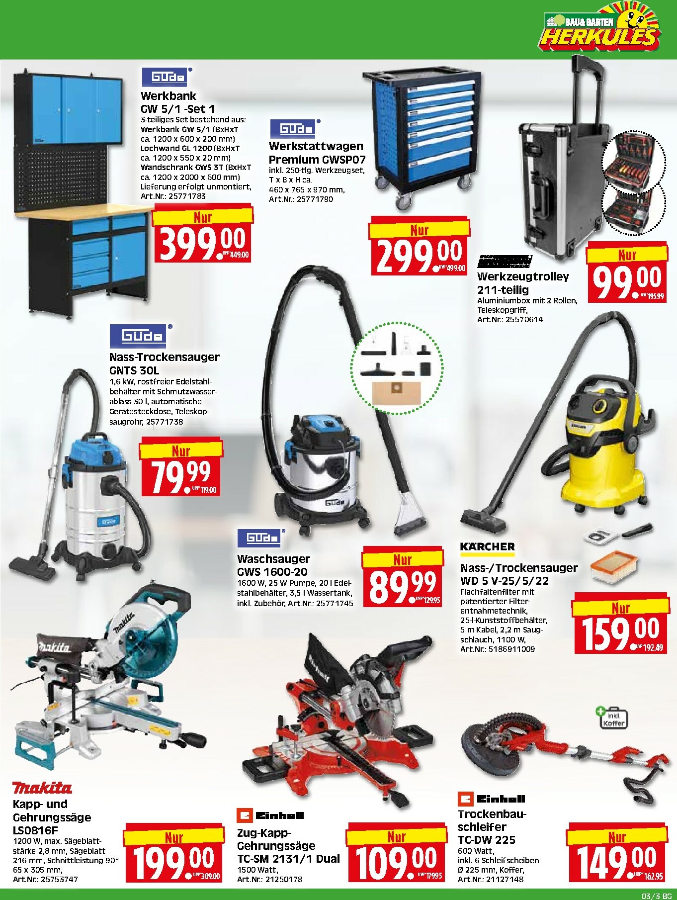 herkules - Herkules - Bau & Garten-Prospekt gültig vom 12.01. bis 17.01. - page: 3