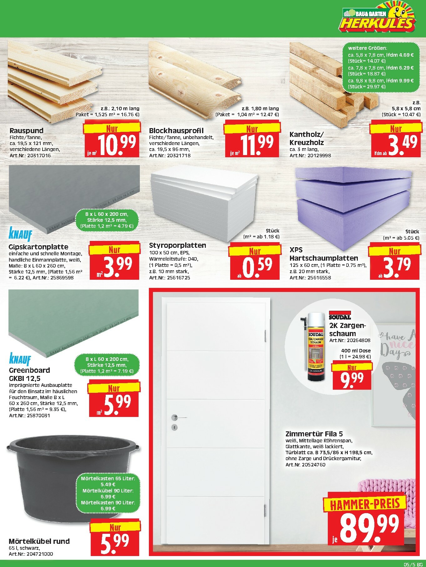 herkules - Herkules - Bau & Garten-Prospekt gültig vom 26.01. bis 31.01. - page: 5