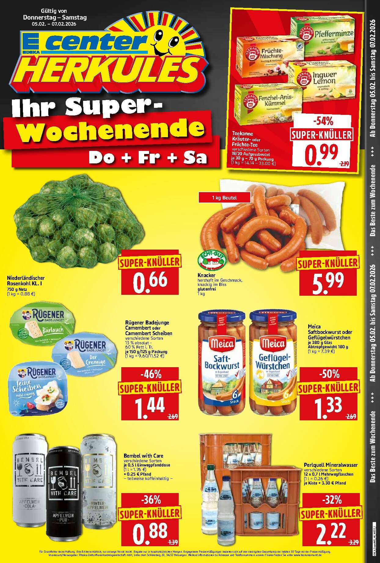 herkules - Herkules - Sonderbeilage-Prospekt gültig vom 05.02.2026 bis 07.02.2026 - page: 1