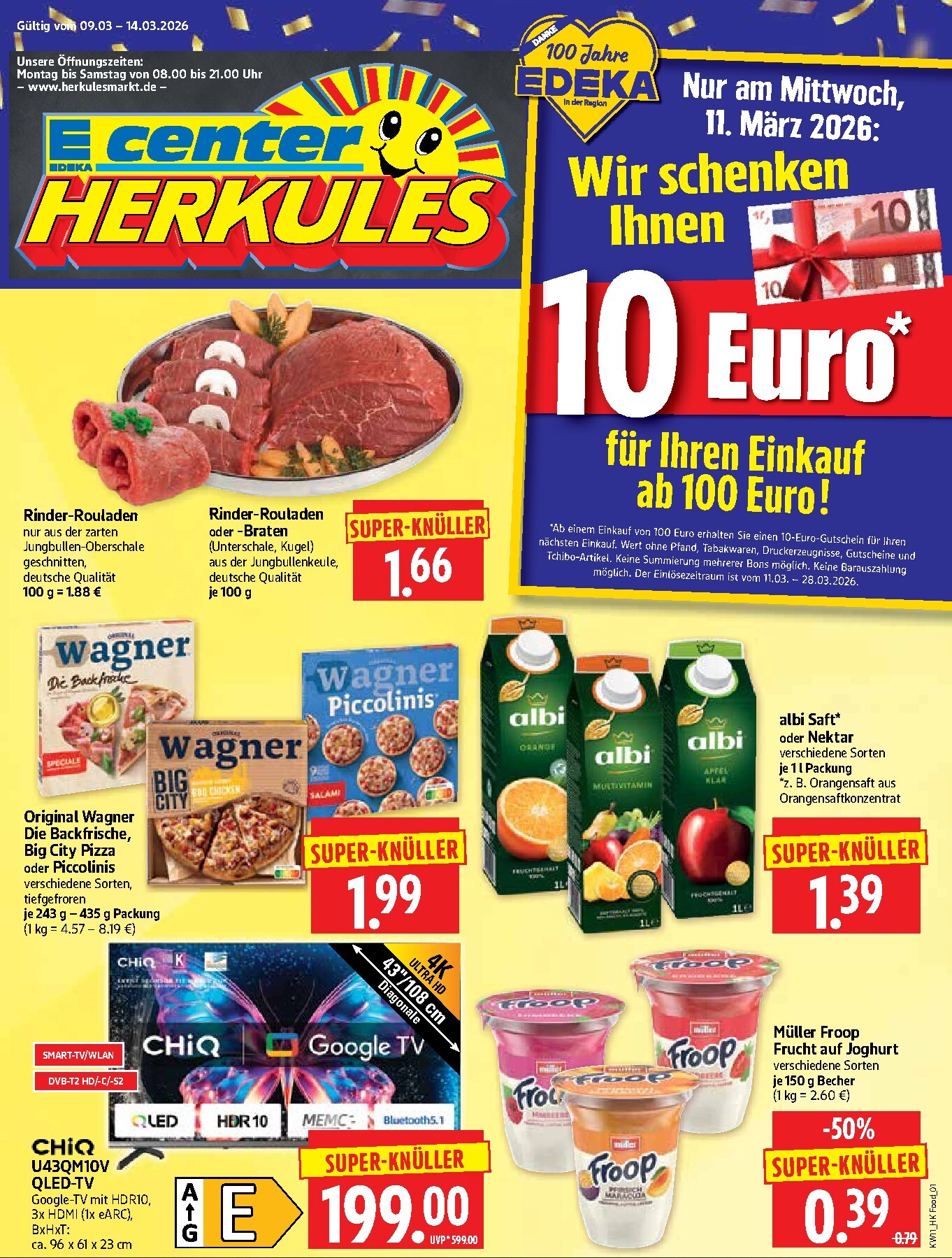herkules - Herkules-Prospekt gültig vom 09.03.2026 bis 14.03.2026