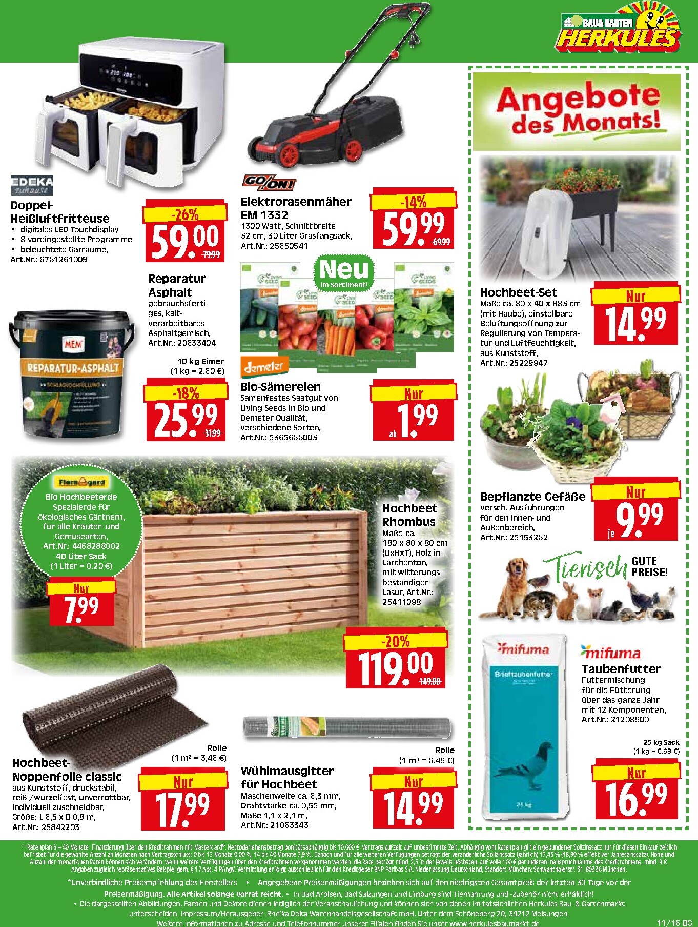 herkules - Herkules - Bau & Garten-Prospekt gültig vom 09.03.2026 bis 14.03.2026 - page: 16