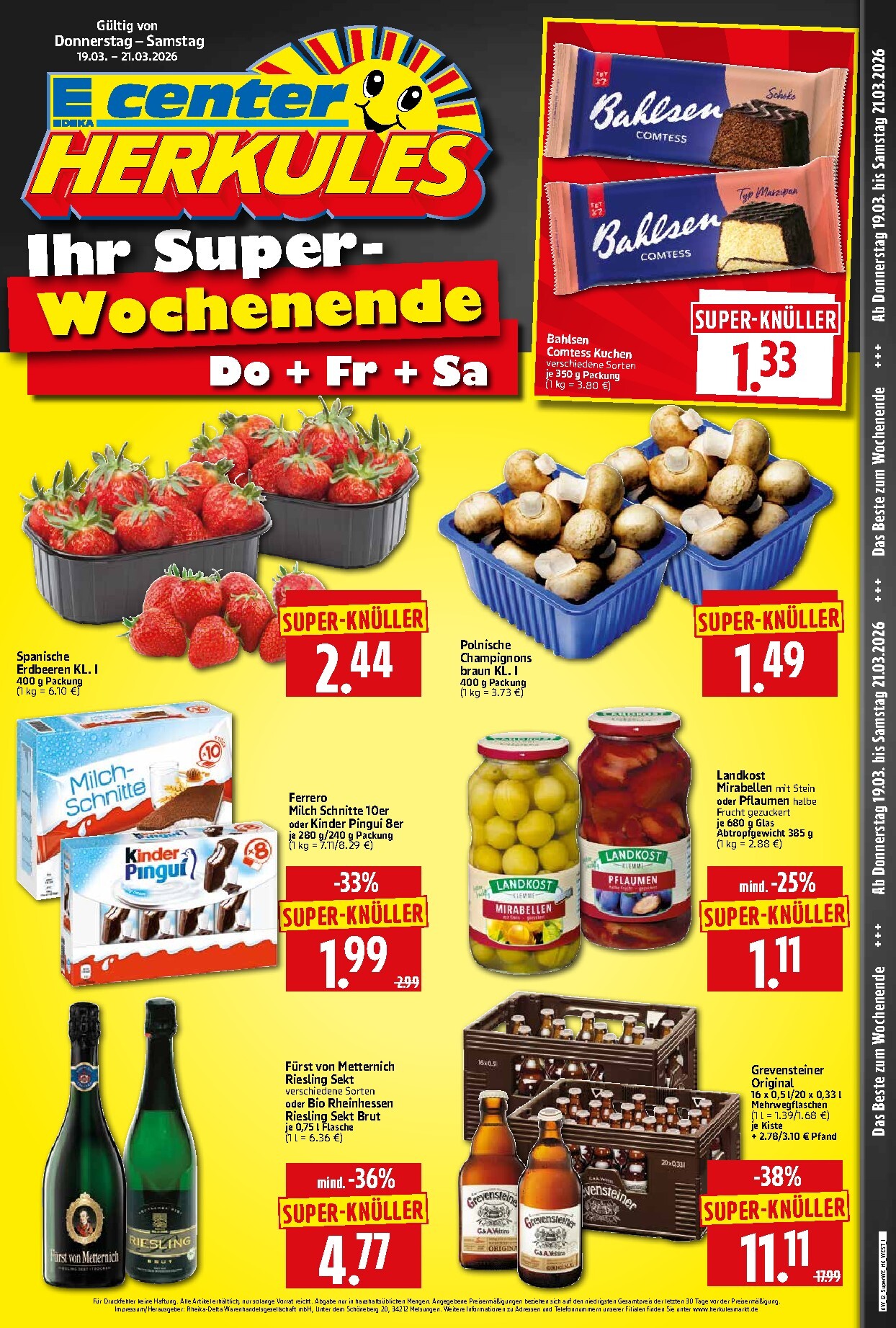 herkules - Herkules - Sonderbeilage-Prospekt gültig vom 19.03.2026 bis 21.03.2026