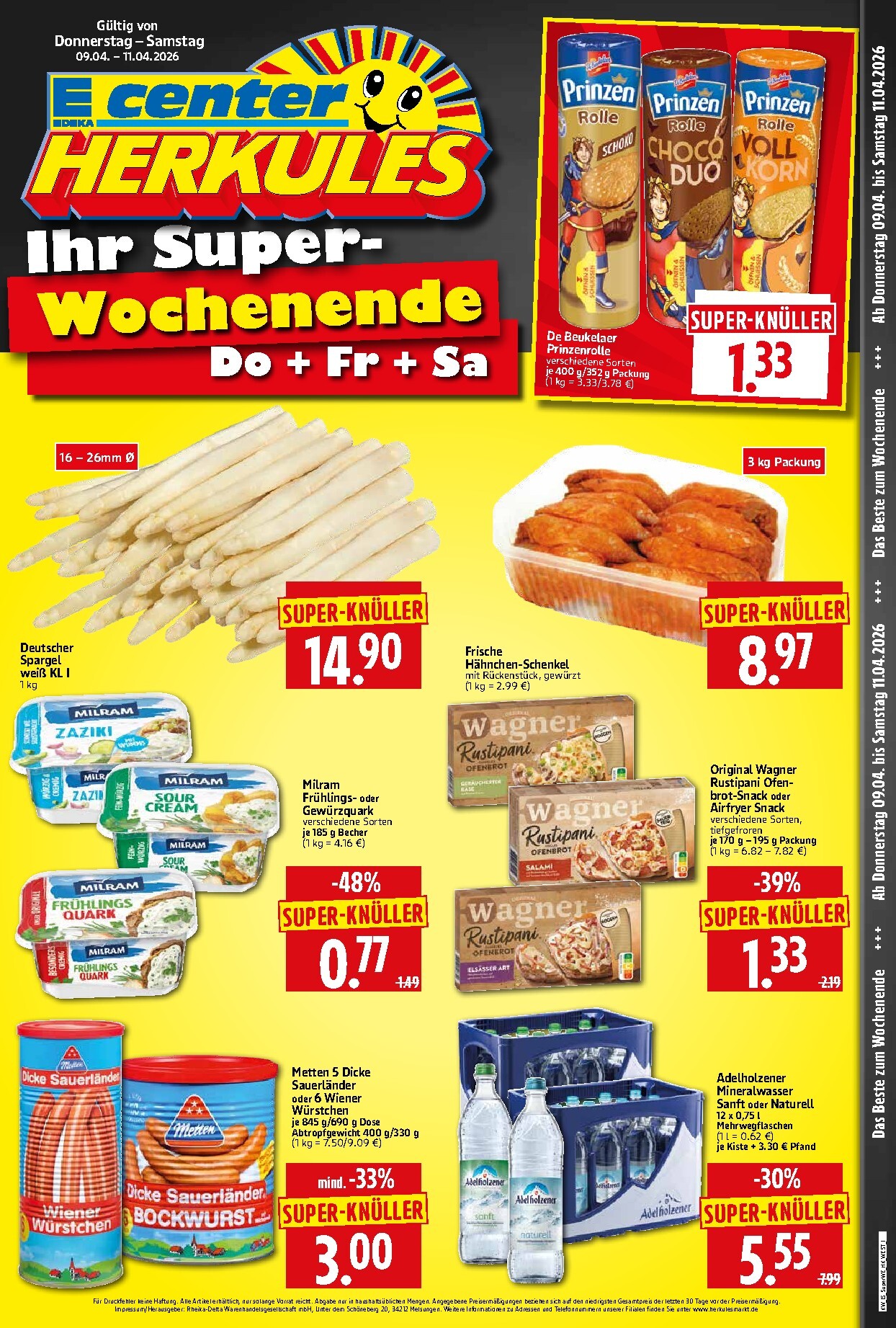 herkules - Herkules - Sonderbeilage-Prospekt gültig vom 09.04.2026 bis 11.04.2026