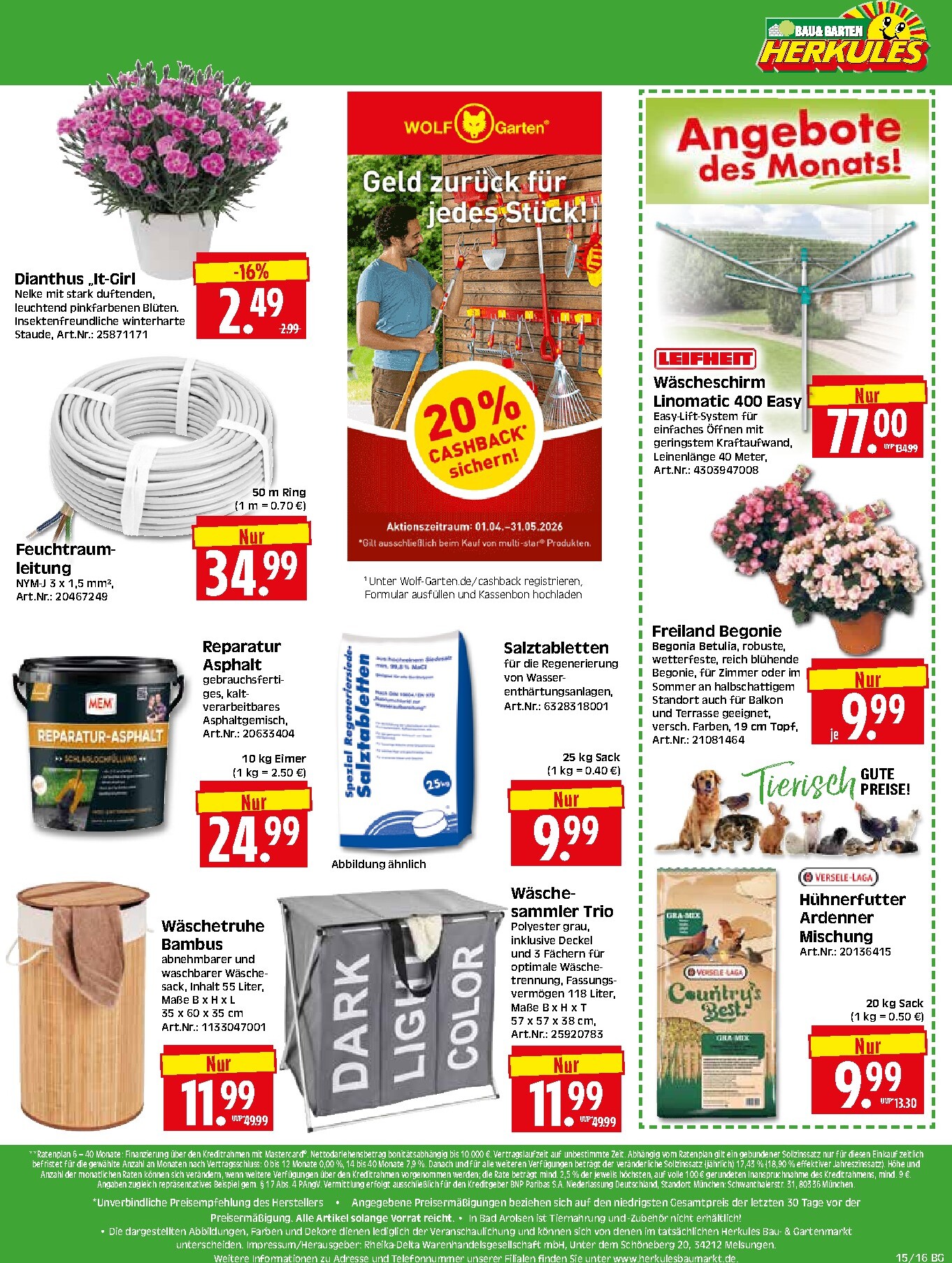 herkules - Herkules - Bau & Garten-Prospekt gültig vom 07.04.2026 bis 11.04.2026 - page: 16