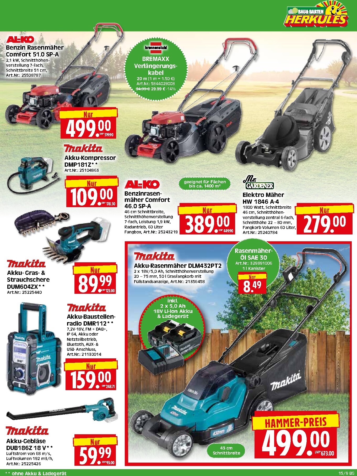 herkules - Herkules - Bau & Garten-Prospekt gültig vom 07.04.2026 bis 11.04.2026 - page: 9