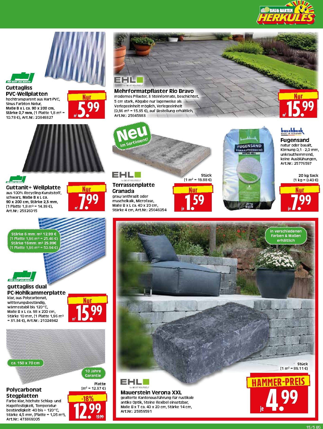 herkules - Herkules - Bau & Garten-Prospekt gültig vom 07.04.2026 bis 11.04.2026 - page: 5