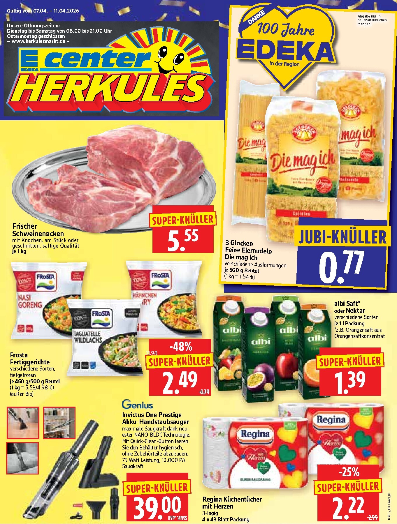 herkules - Herkules-Prospekt gültig vom 07.04.2026 bis 11.04.2026
