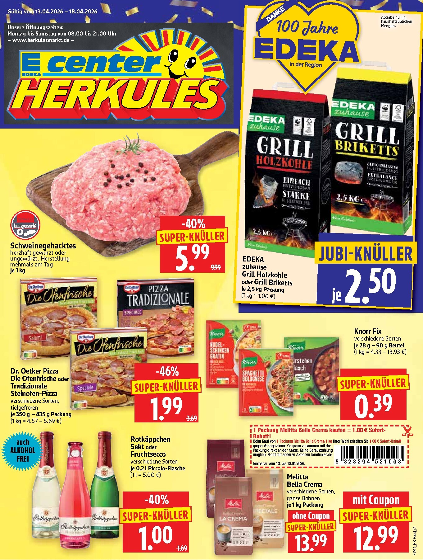 herkules - Herkules Prospekt nächste Woche – von Montag 13.04.2026 bis Samstag 18.04.2026