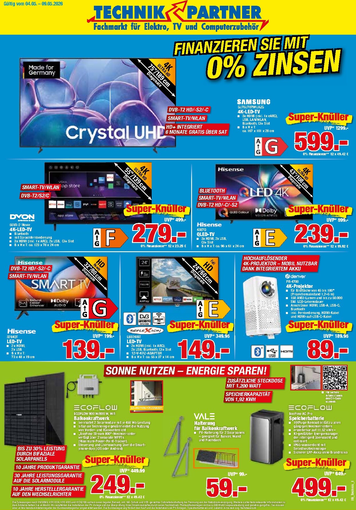herkules - Herkules - Technik Partner Prospekt nächste Woche – von Montag 04.05.2026 bis Samstag 09.05.2026 - page: 1