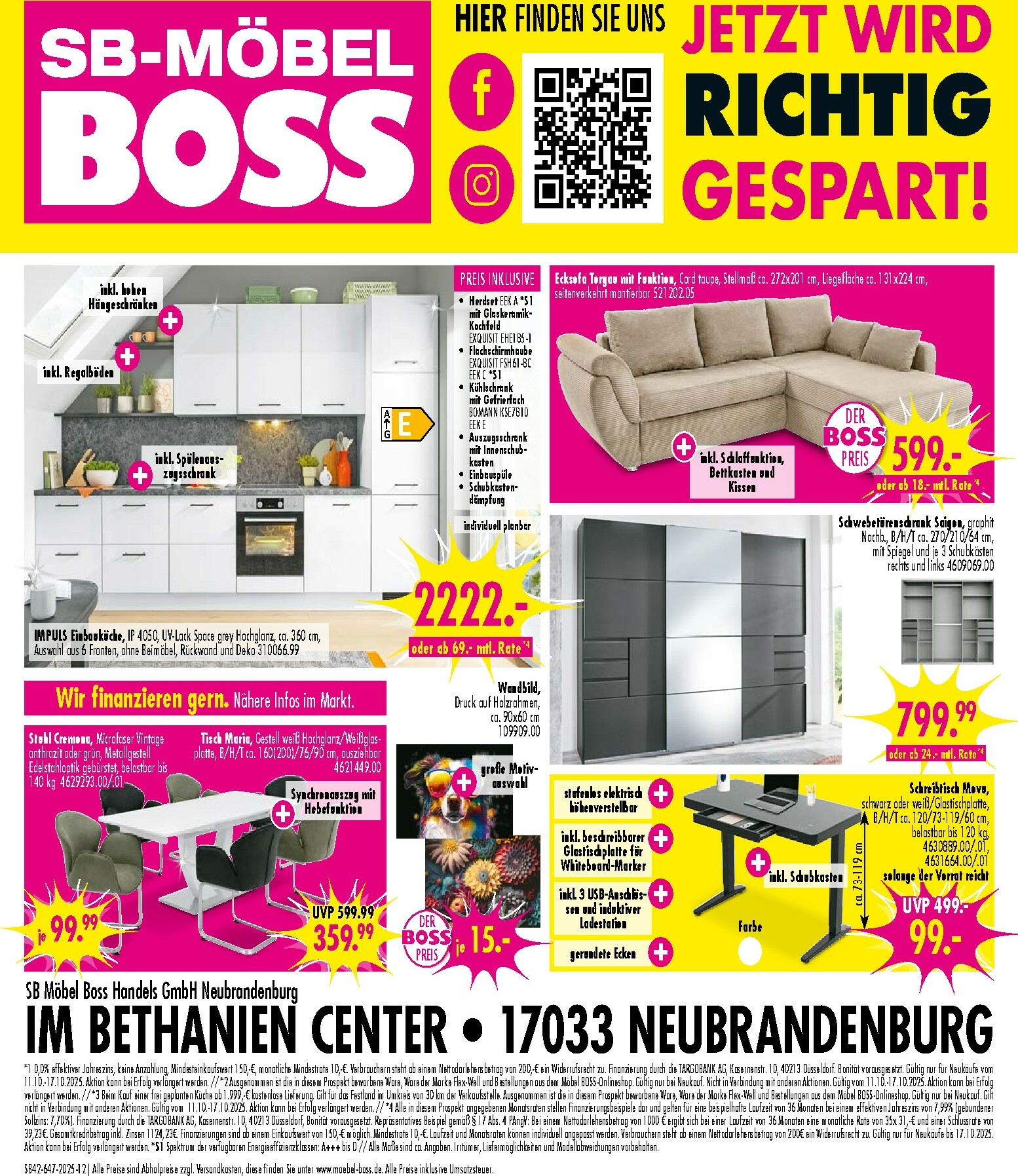 moebel-boss - SB Möbel BOSS - Neubrandenburg-Prospekt gültig vom 11.10. bis 17.10. - page: 7