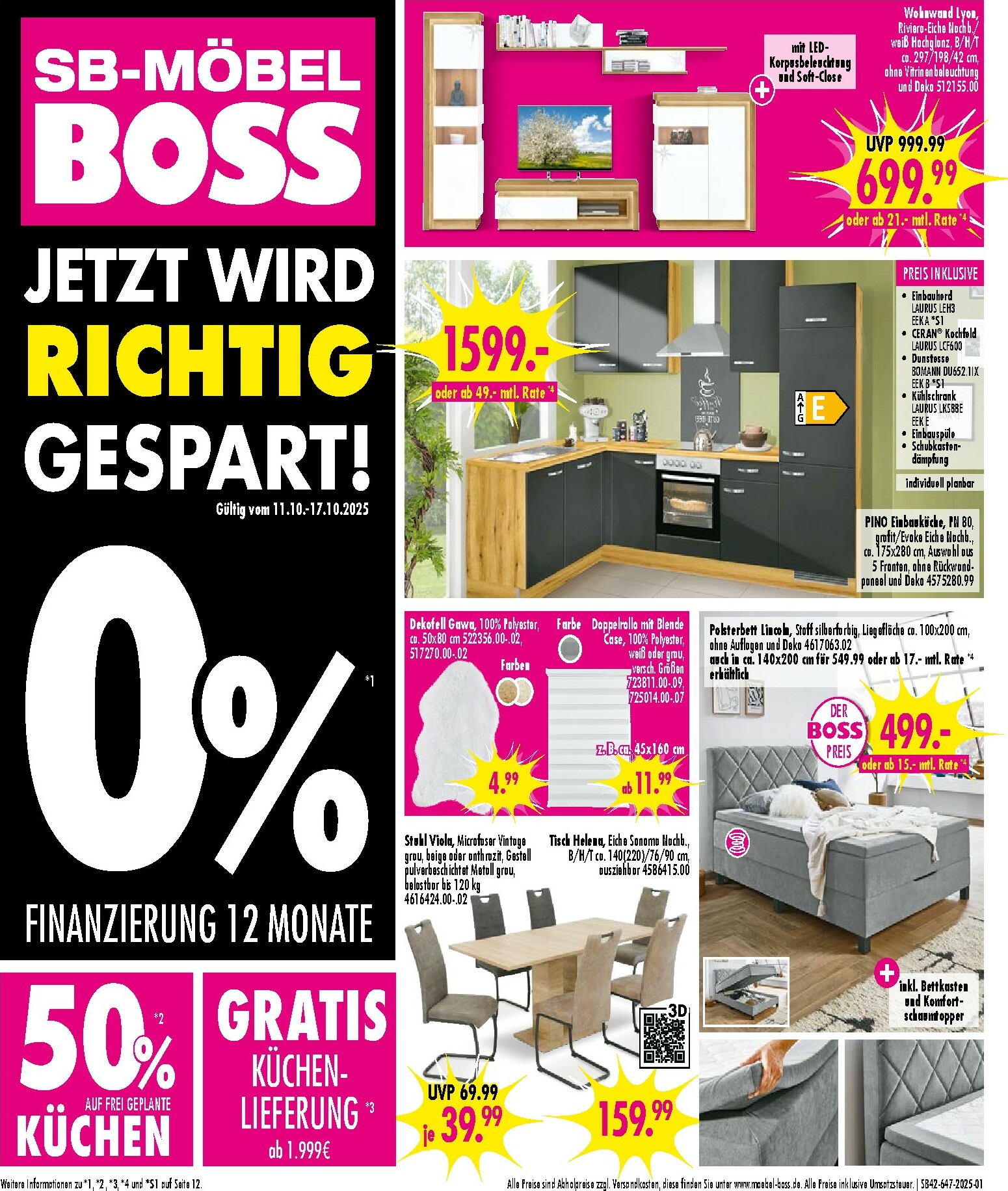 moebel-boss - SB Möbel BOSS - Neubrandenburg-Prospekt gültig vom 11.10. bis 17.10.