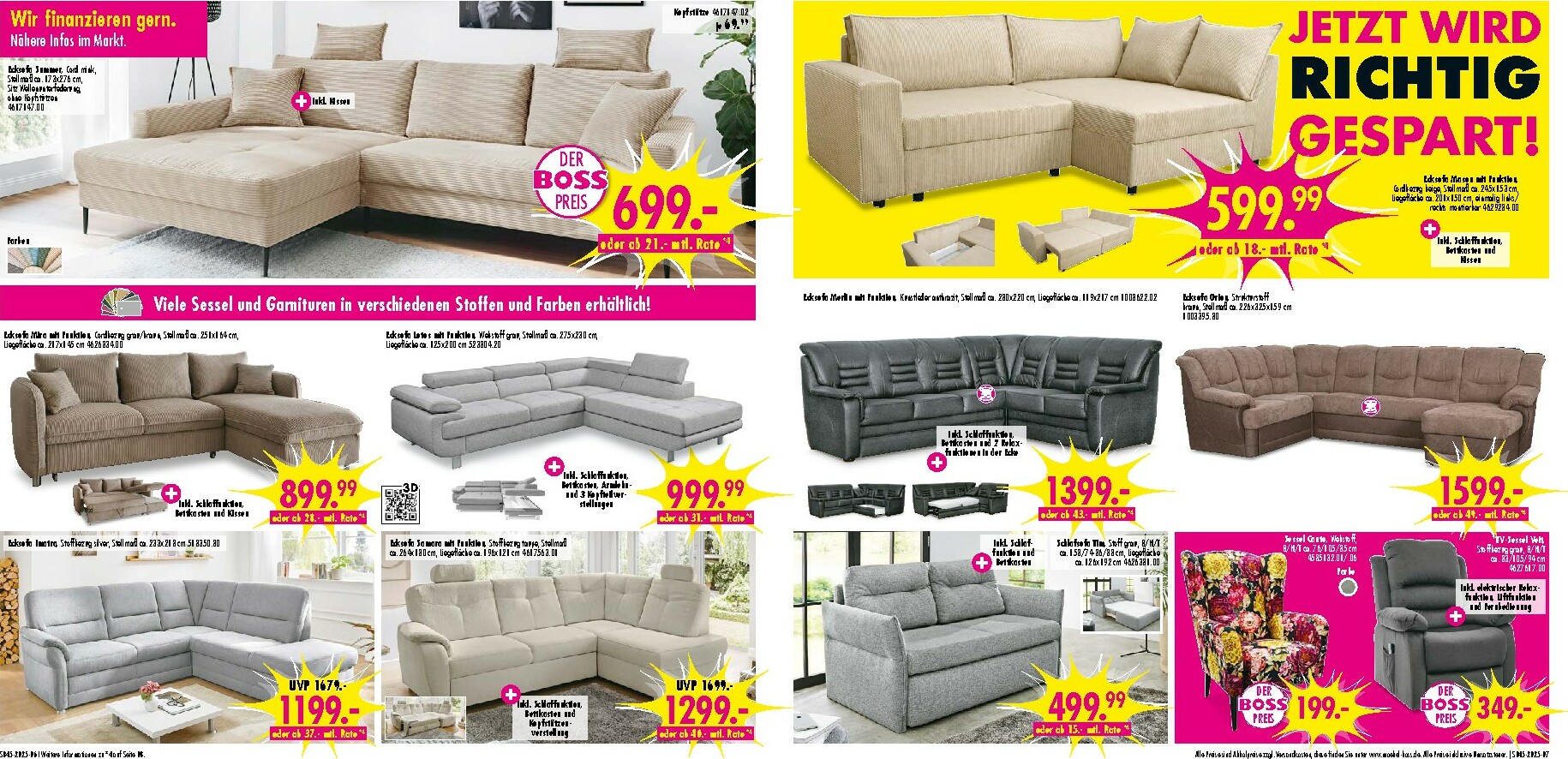 moebel-boss - SB Möbel BOSS-Prospekt gültig vom 01.11. bis 07.11. - page: 4