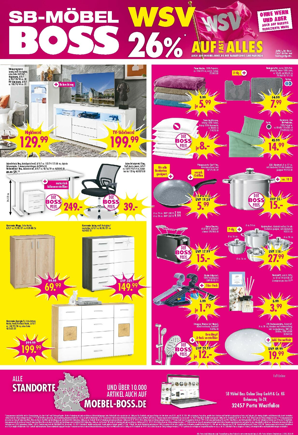 moebel-boss - SB Möbel BOSS-Prospekt gültig vom 03.01. bis 09.01. - page: 3