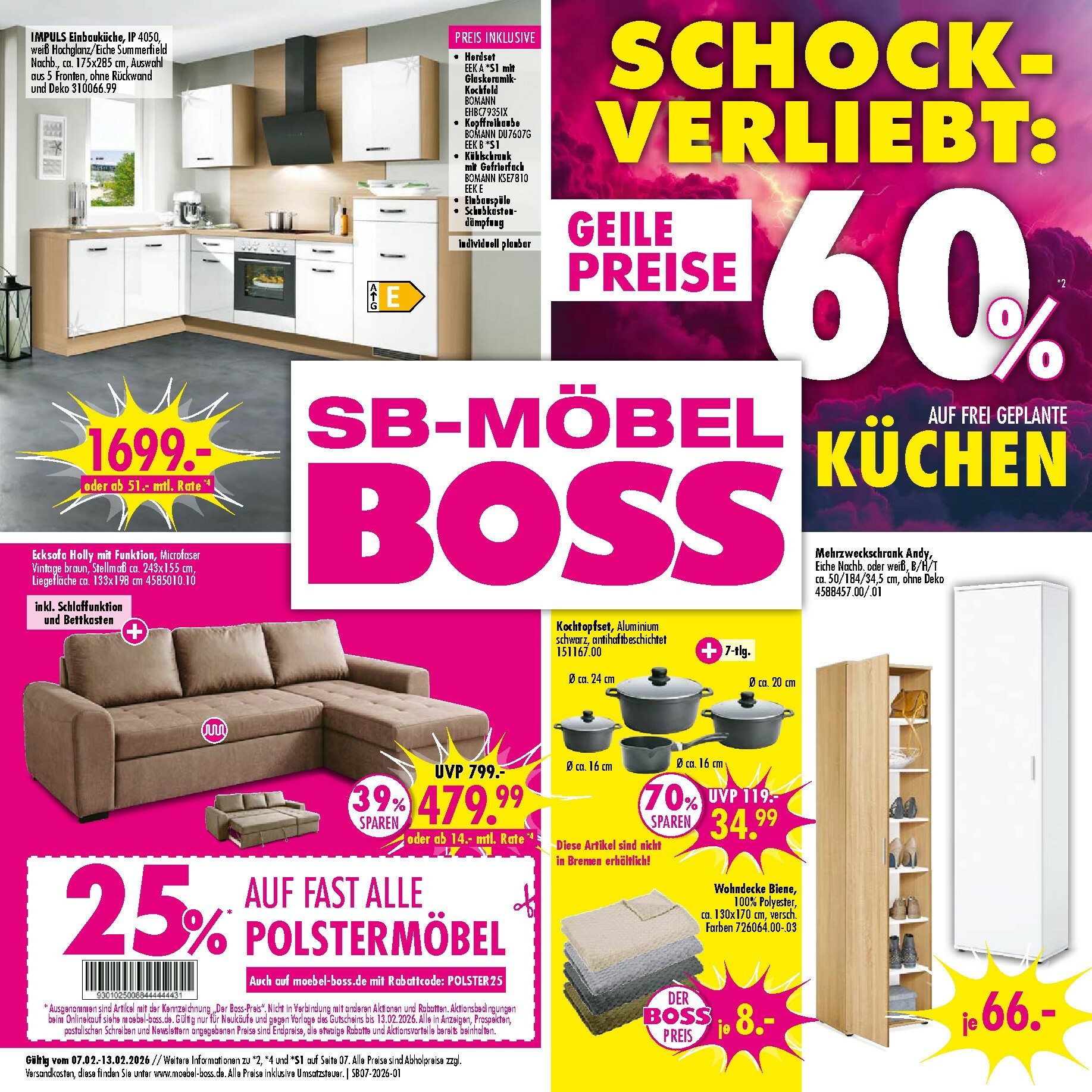 moebel-boss - SB Möbel BOSS-Prospekt gültig vom 07.02.2026 bis 13.02.2026