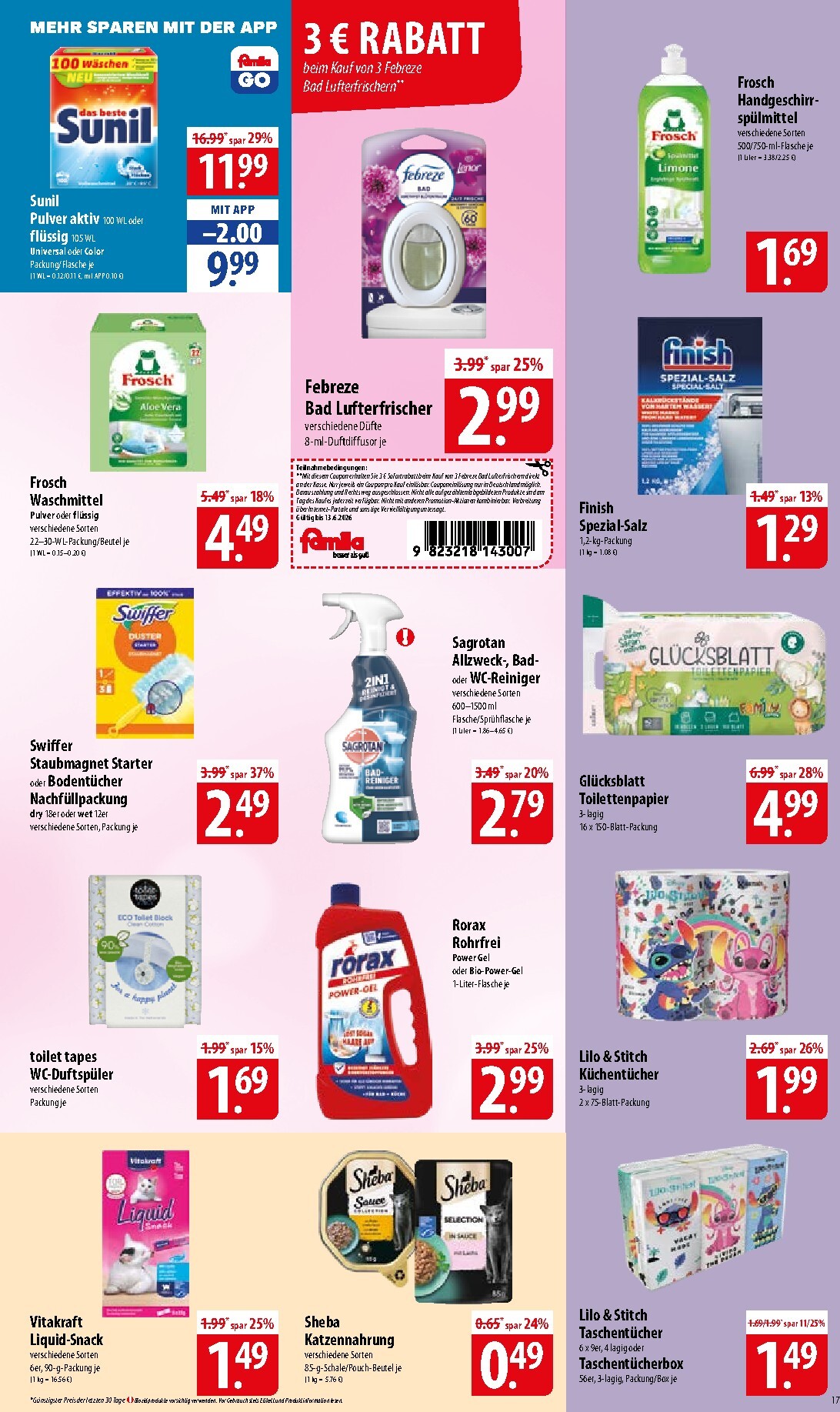 famila-nordost - Famila Nordost Prospekt nächste Woche – von Montag 08.06.2026 bis Samstag 13.06.2026 - page: 17