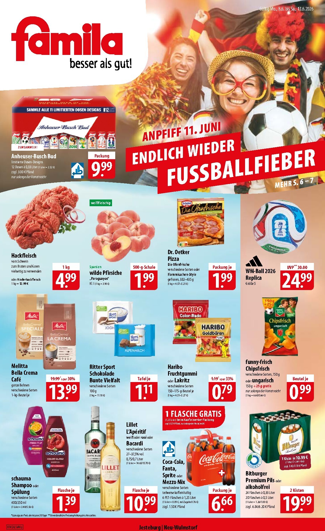famila-nordost - Famila Nordost Prospekt nächste Woche – von Montag 08.06.2026 bis Samstag 13.06.2026