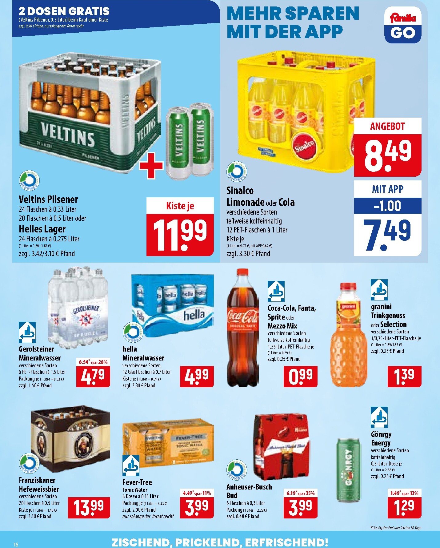 famila-nordost - Famila Nordost Prospekt nächste Woche – von Montag 20.07.2026 bis Samstag 25.07.2026 - page: 16