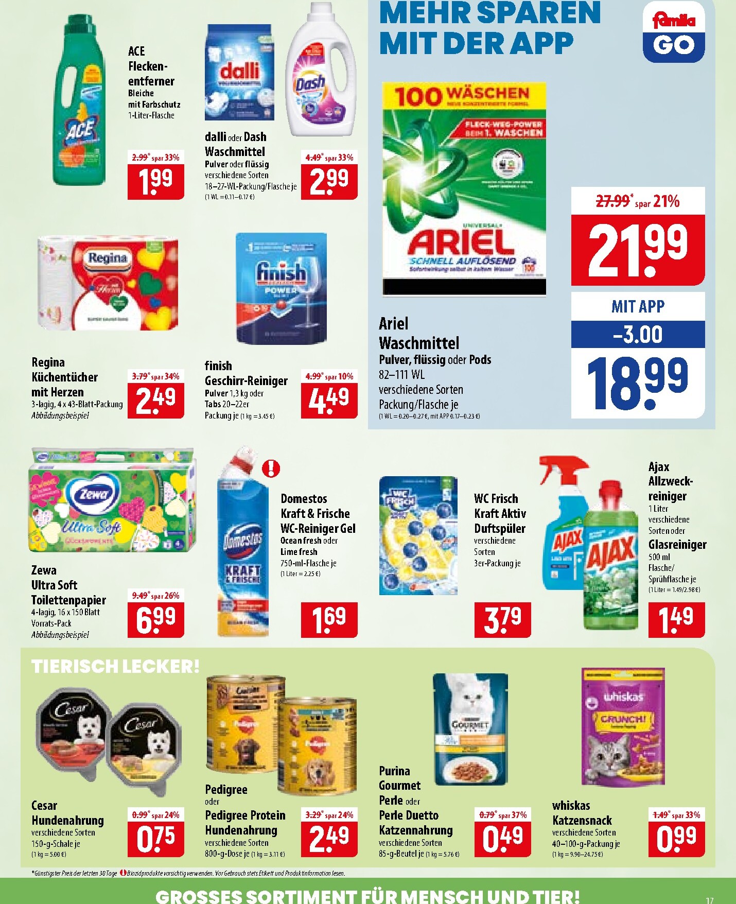 famila-nordost - Famila Nordost Prospekt nächste Woche – von Montag 27.07.2026 bis Samstag 01.08.2026 - page: 17