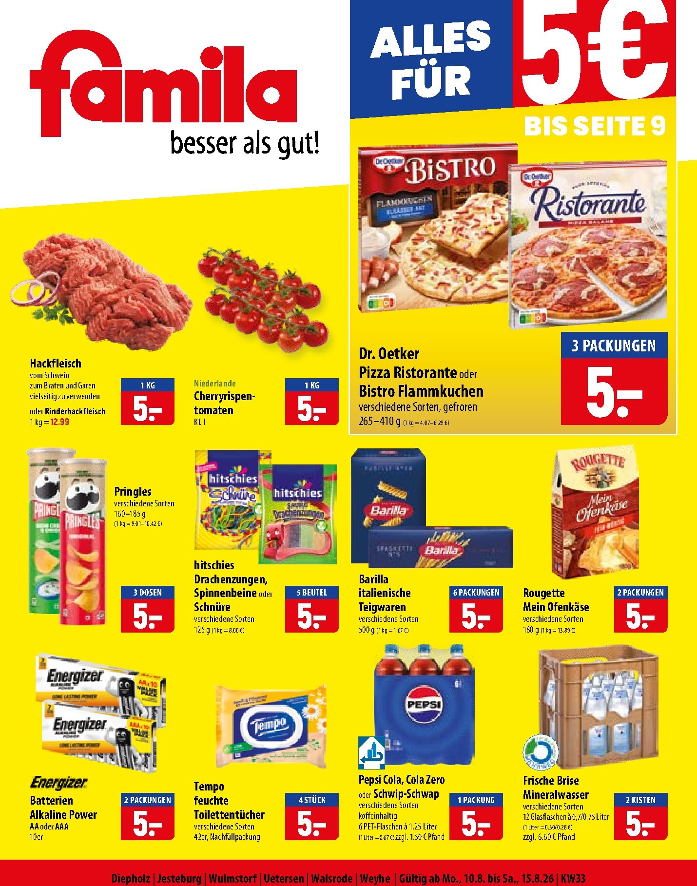 famila-nordost - Famila Nordost Prospekt – von Montag 10.08.2026 bis Samstag 15.08.2026