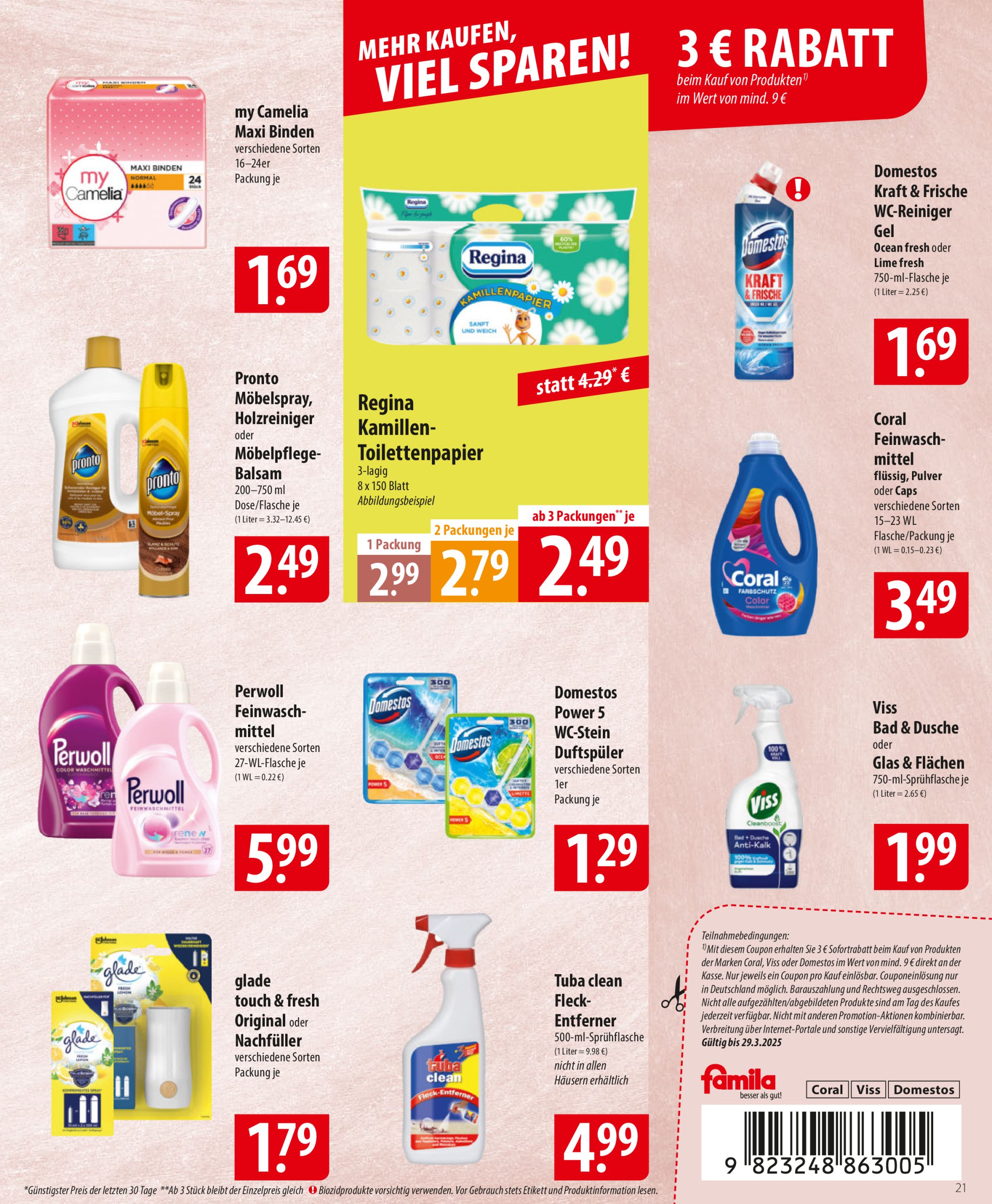 famila-nordost - Famila Nordost-Prospekt gültig von 24.03. bis 29.03. - page: 21
