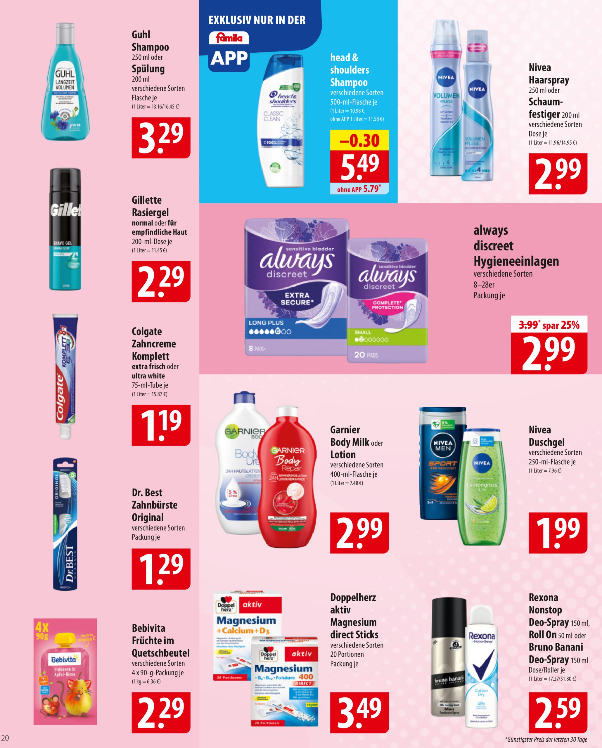 famila-nordost - Famila Nordost-Prospekt gültig von 02.06. bis 07.06. - page: 20