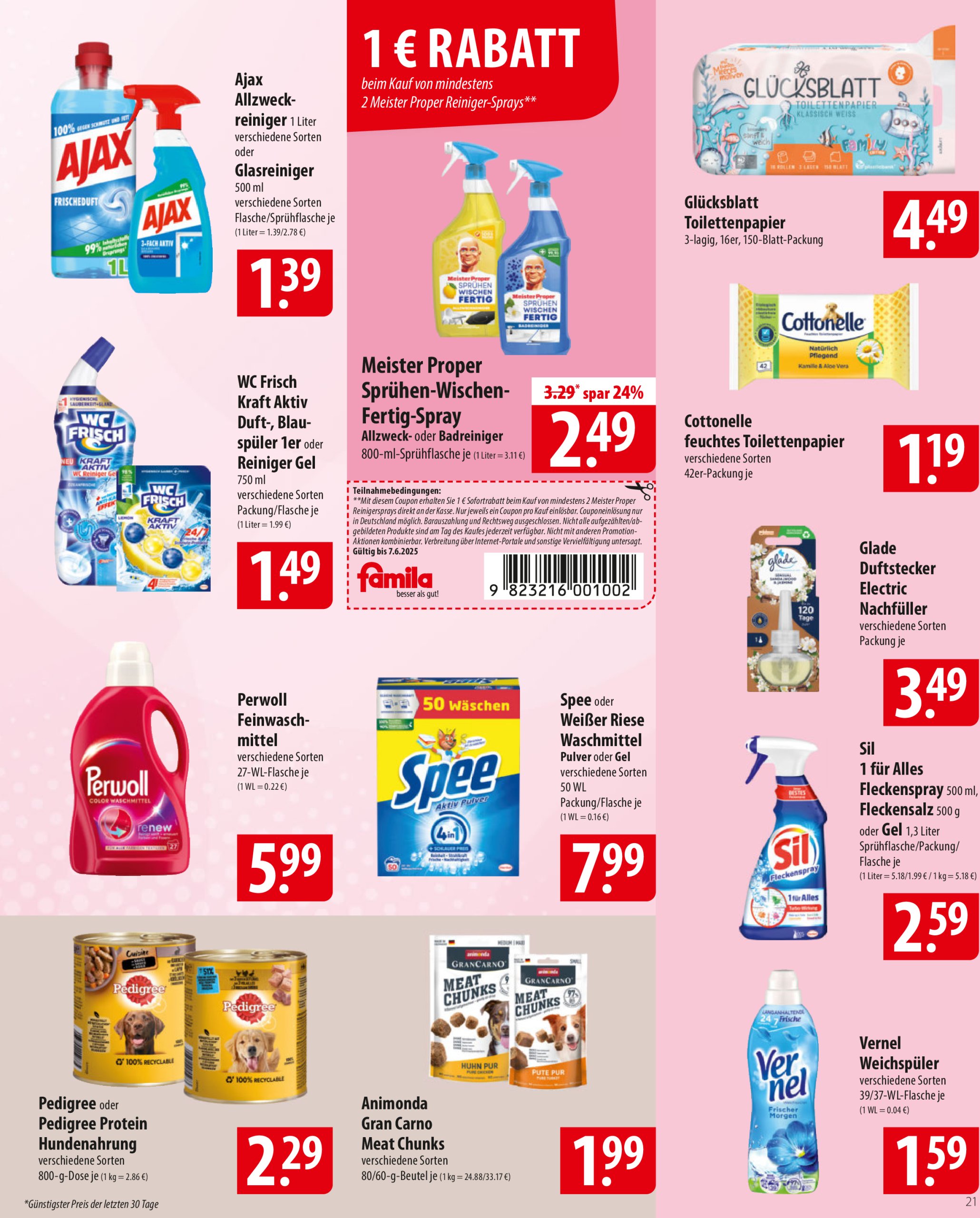 famila-nordost - Famila Nordost-Prospekt gültig von 02.06. bis 07.06. - page: 21
