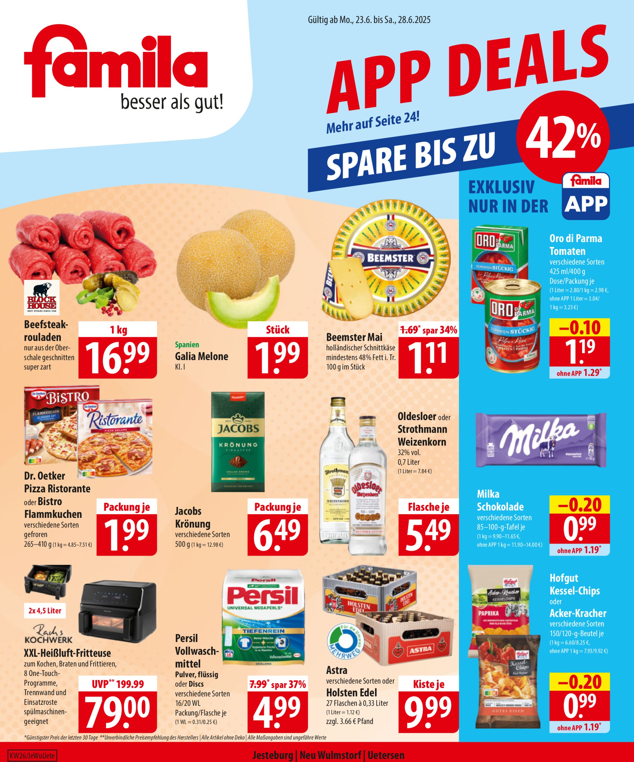 famila-nordost - Famila Nordost-Prospekt gültig vom 23.06. bis 28.06.