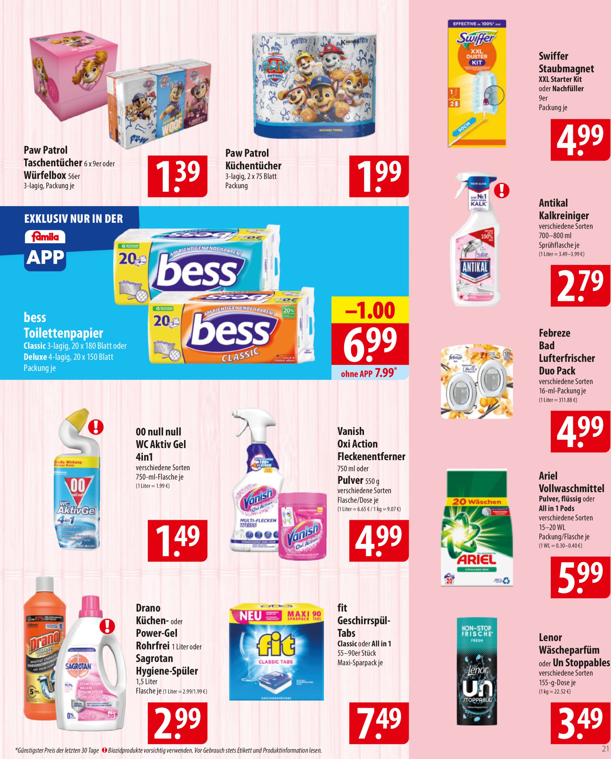 famila-nordost - Famila Nordost-Prospekt gültig vom 21.07. bis 26.07. - page: 21
