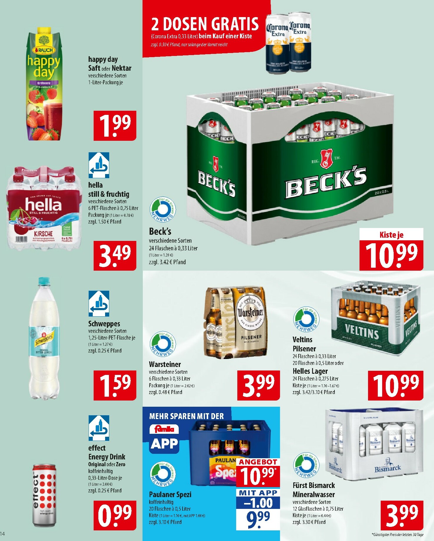 famila-nordost - Famila Nordost-Prospekt gültig vom 10.11. bis 15.11. - page: 14