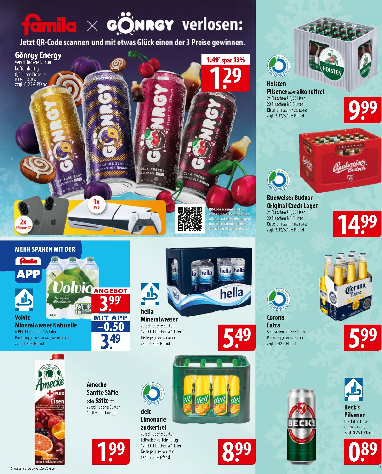 famila-nordost - Famila Nordost-Prospekt gültig vom 01.12. bis 06.12. - page: 17