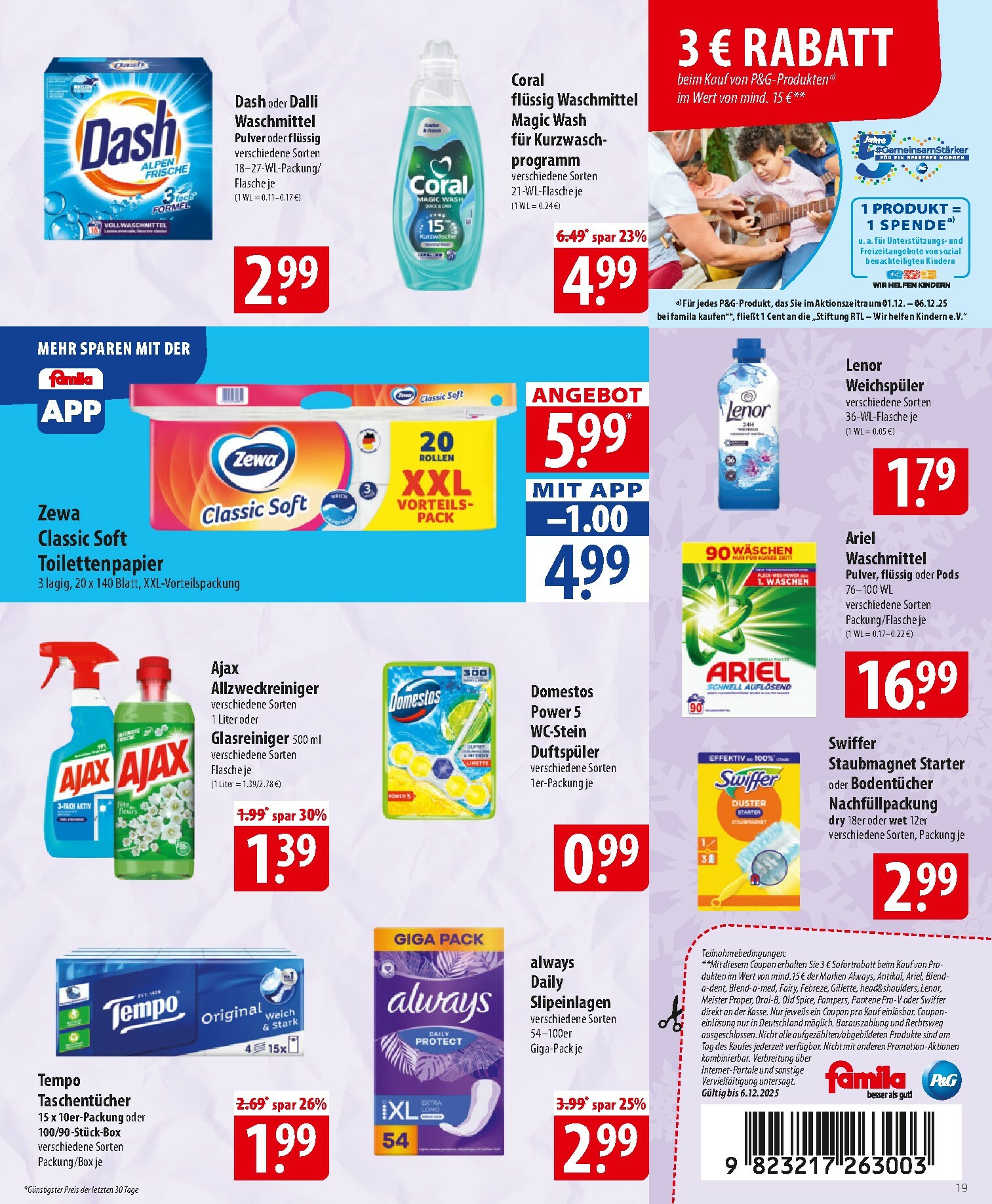 famila-nordost - Famila Nordost-Prospekt gültig vom 01.12. bis 06.12. - page: 19