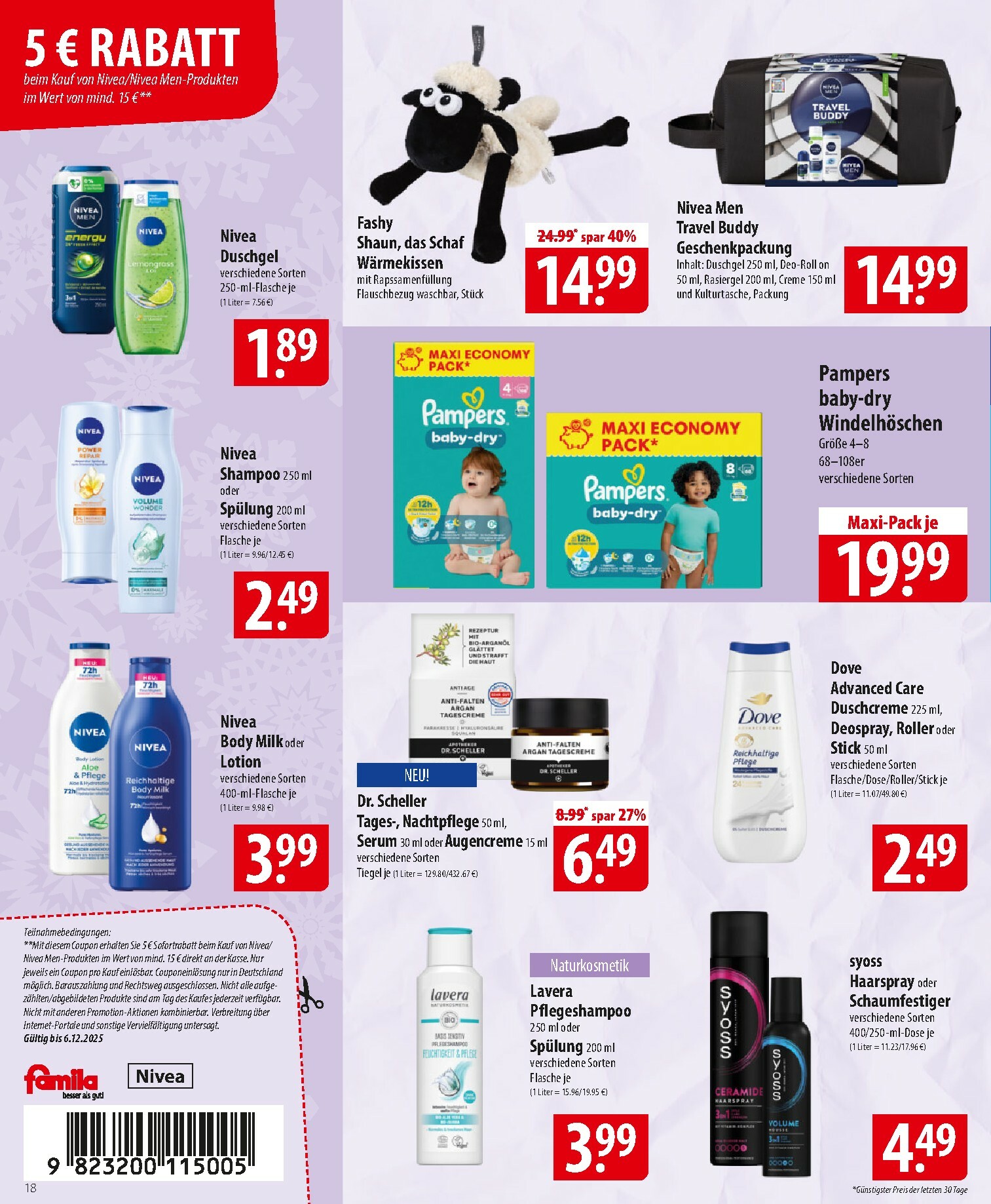 famila-nordost - Famila Nordost-Prospekt gültig vom 01.12. bis 06.12. - page: 18