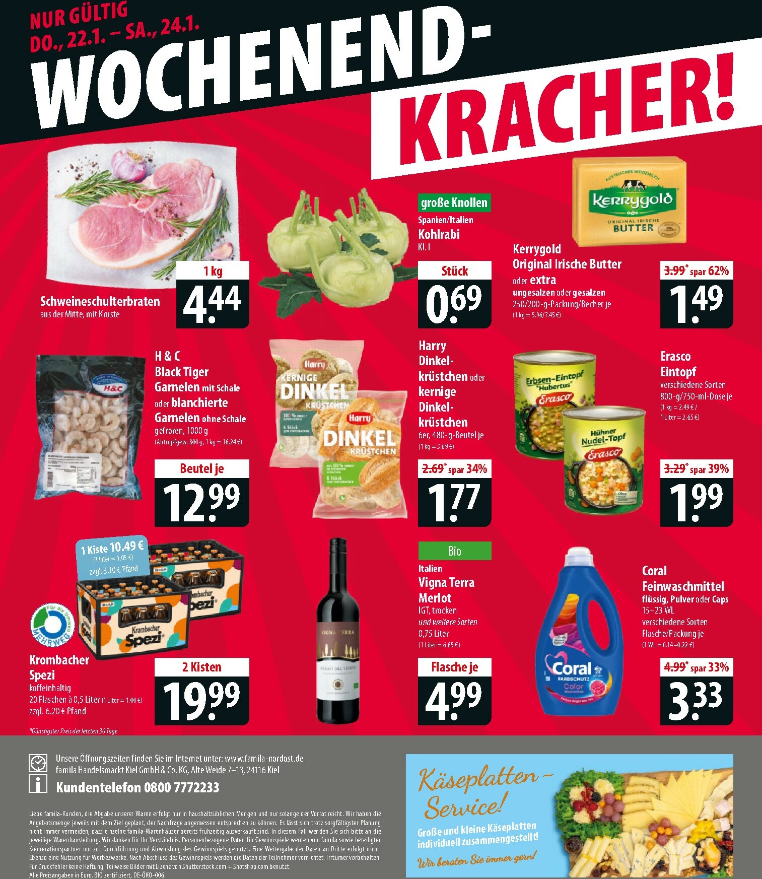 famila-nordost - Famila Nordost-Prospekt gültig vom 19.01. bis 24.01. - page: 28