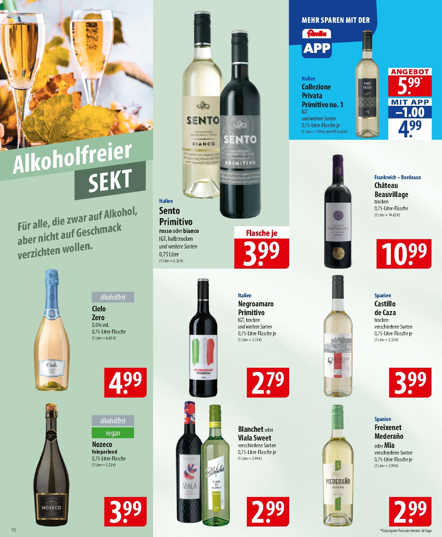 famila-nordost - Famila Nordost-Prospekt gültig vom 19.01. bis 24.01. - page: 16