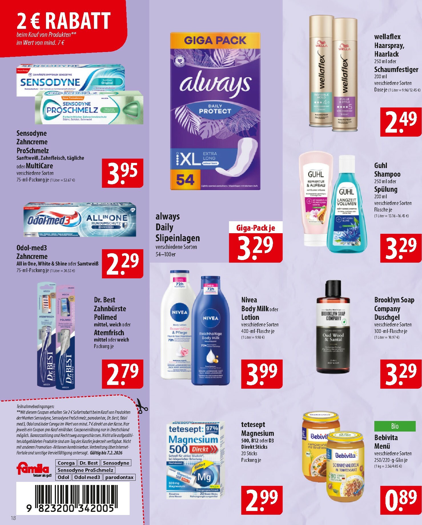 famila-nordost - Famila Nordost-Prospekt gültig vom 02.02.2026 bis 07.02.2026 - page: 18