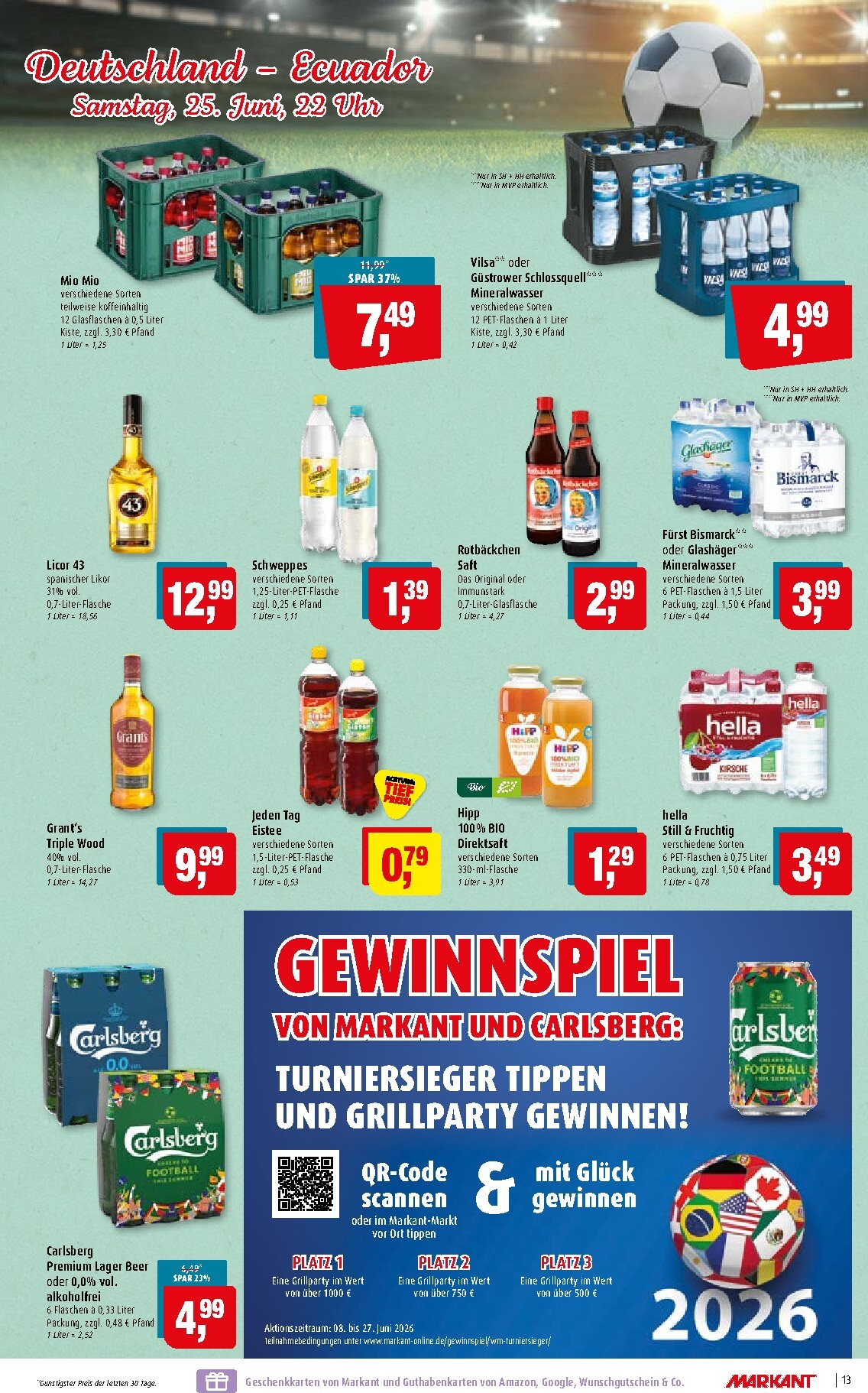 markant-freu-dich-drauf - Markant Freu Dich Drauf Prospekt nächste Woche – von Montag 22.06.2026 bis Samstag 27.06.2026 - page: 13