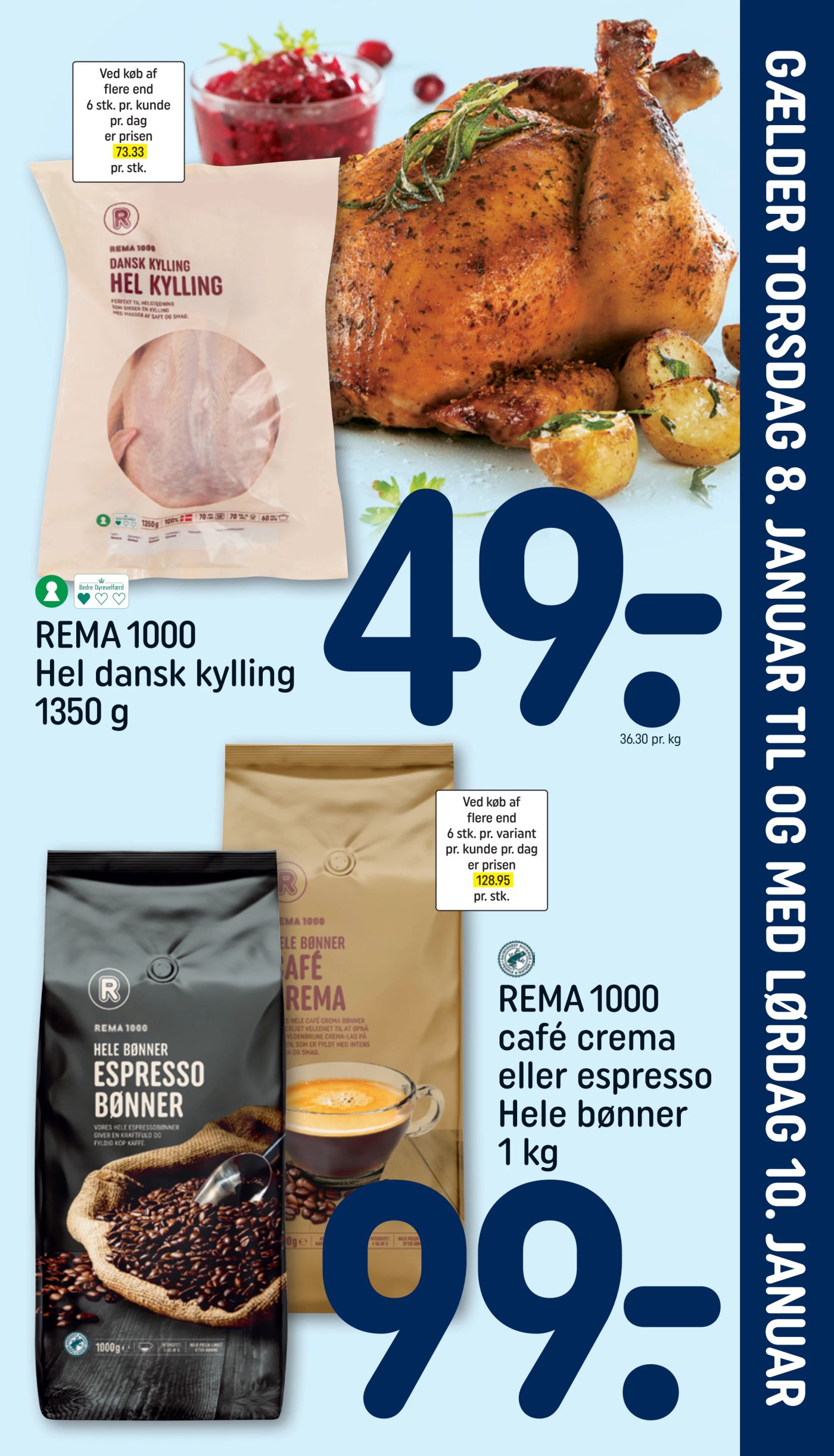 rema-1000 - Rema 1000 - Indstik tilbudsavis gyldig fra 08.01. til 10.01.