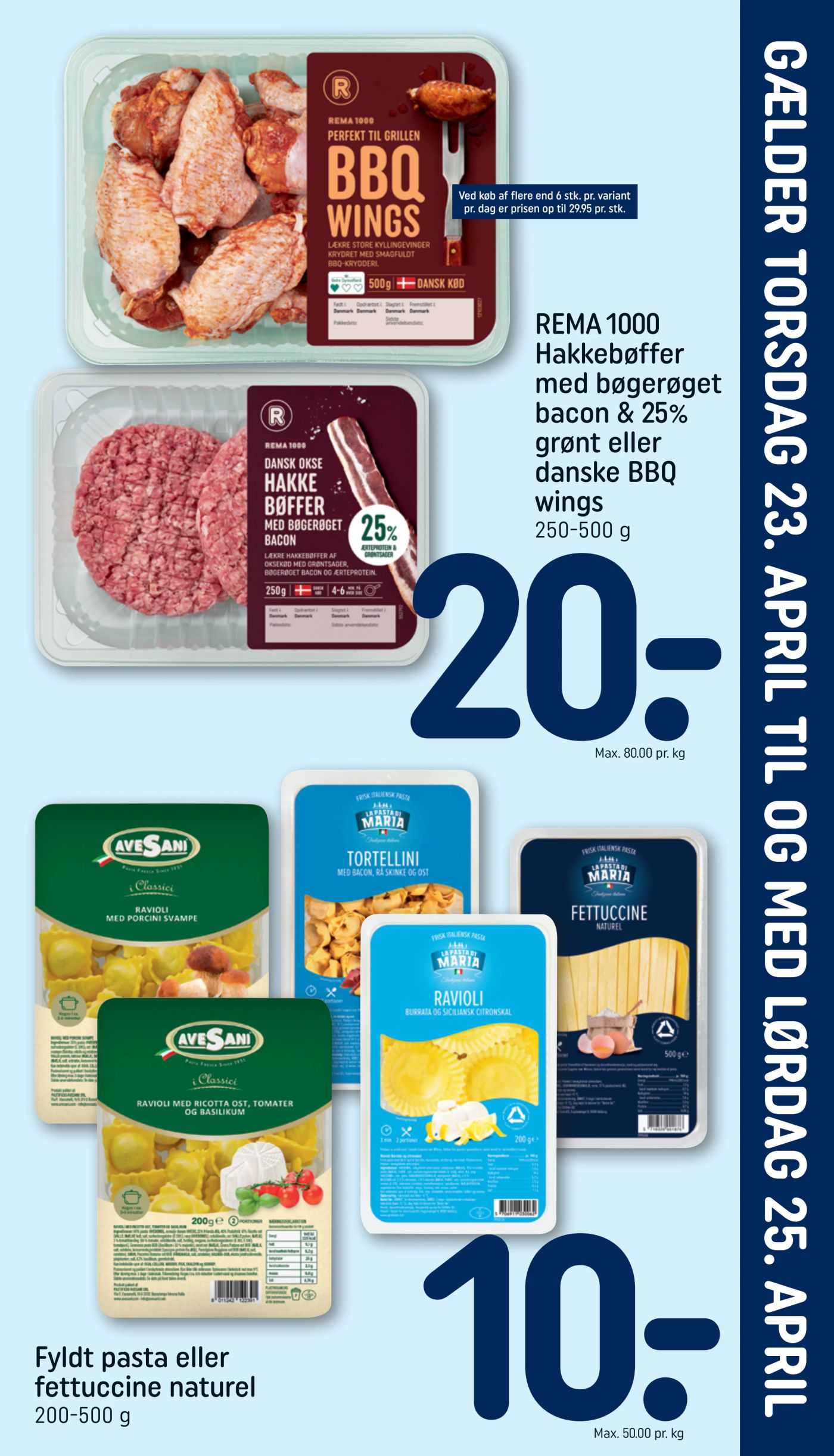 rema-1000 - Fremtidig Rema 1000 - Indstik reklameblad gyldig fra torsdag 23.04.2026 til lørdag 25.04.2026