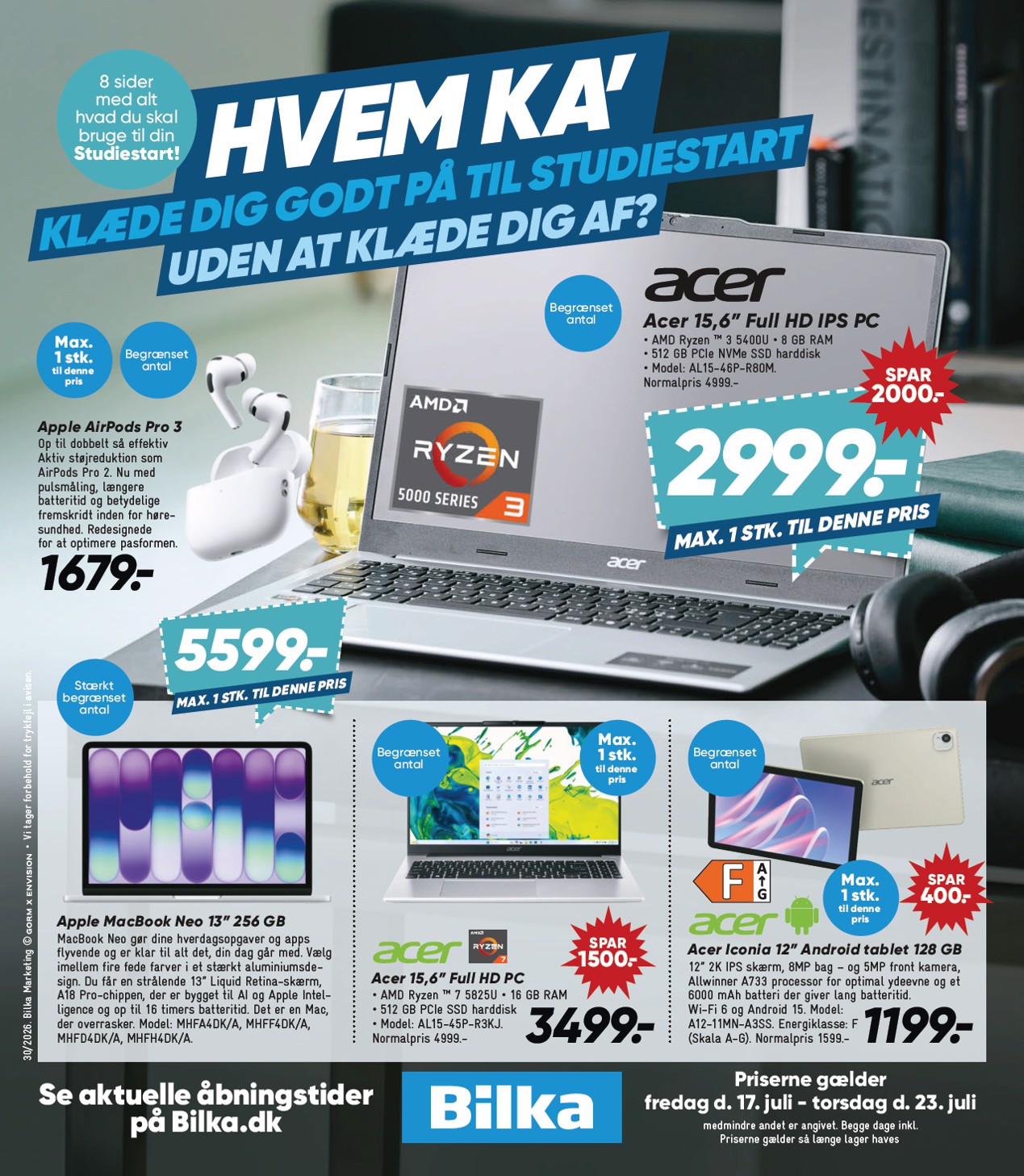 bilka - Bilka - Nonfood tilbudsavis for næste uge fra fredag, 17.07.2026 til torsdag, 23.07.2026