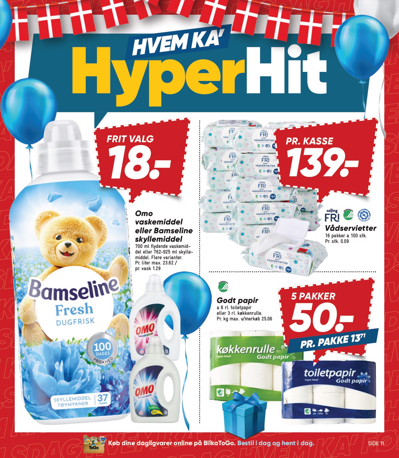 bilka - Bilka - Bilka Avisen Få inspiration til ugens indkøb i Bilka Avisen - spændende nyheder og sæsonaktuelle produkter hver uge. Gå på opdagelse og se, hvad der venter denne uge hos Bilka. tilbudsavis for næste uge fra fredag, 24.07.2026 til torsdag, 30. - page: 11