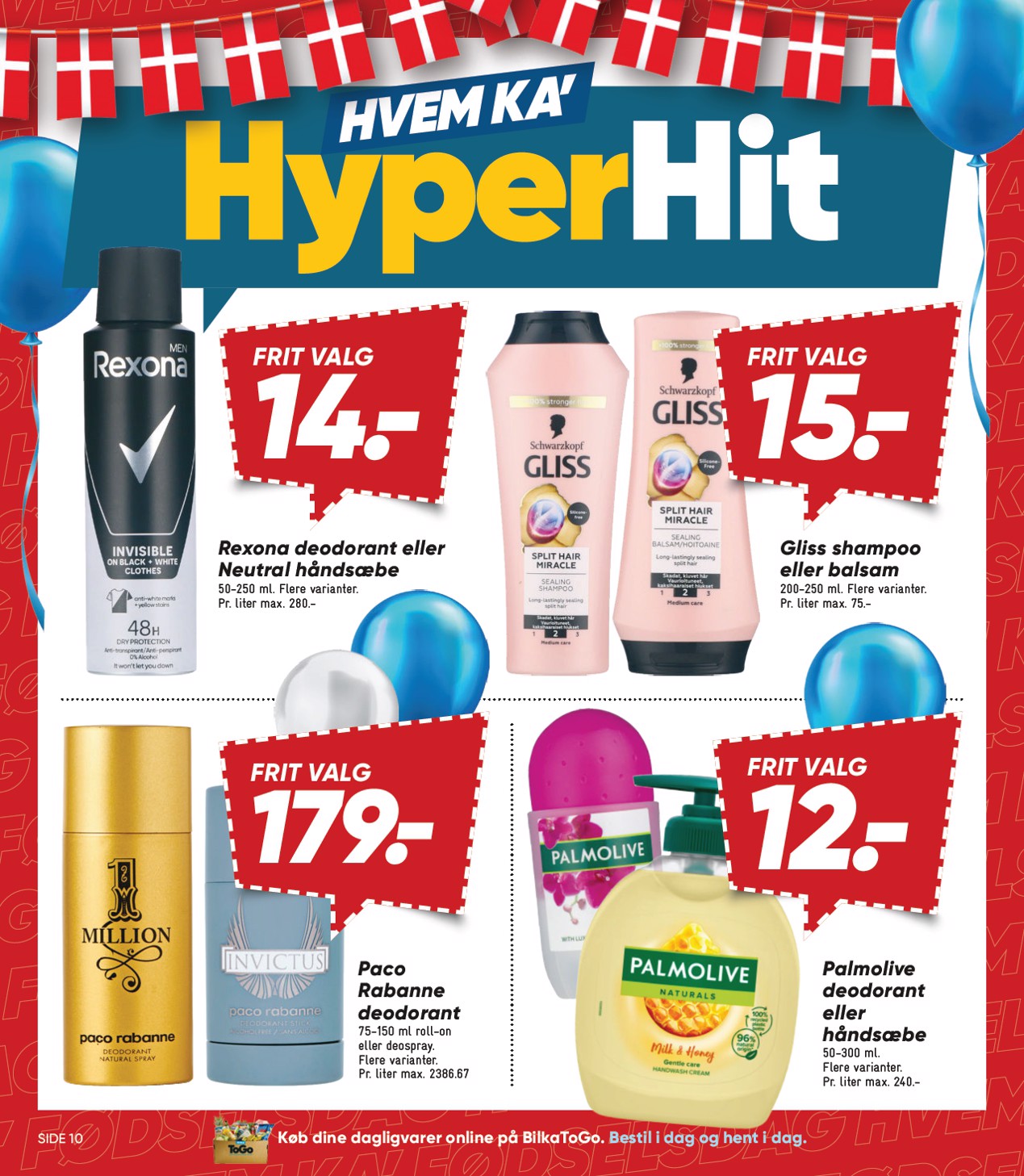 bilka - Bilka - Bilka Avisen Få inspiration til ugens indkøb i Bilka Avisen - spændende nyheder og sæsonaktuelle produkter hver uge. Gå på opdagelse og se, hvad der venter denne uge hos Bilka. tilbudsavis for næste uge fra fredag, 24.07.2026 til torsdag, 30. - page: 10
