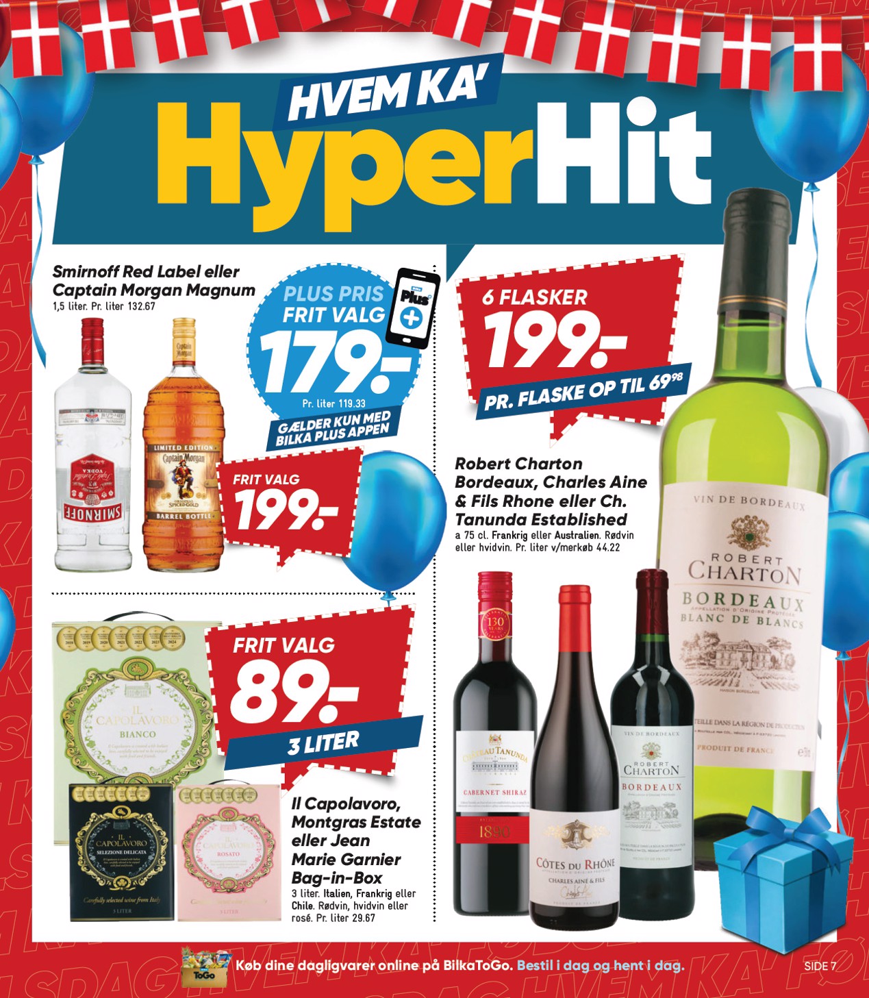 bilka - Bilka - Bilka Avisen Få inspiration til ugens indkøb i Bilka Avisen - spændende nyheder og sæsonaktuelle produkter hver uge. Gå på opdagelse og se, hvad der venter denne uge hos Bilka. tilbudsavis for næste uge fra fredag, 24.07.2026 til torsdag, 30. - page: 7