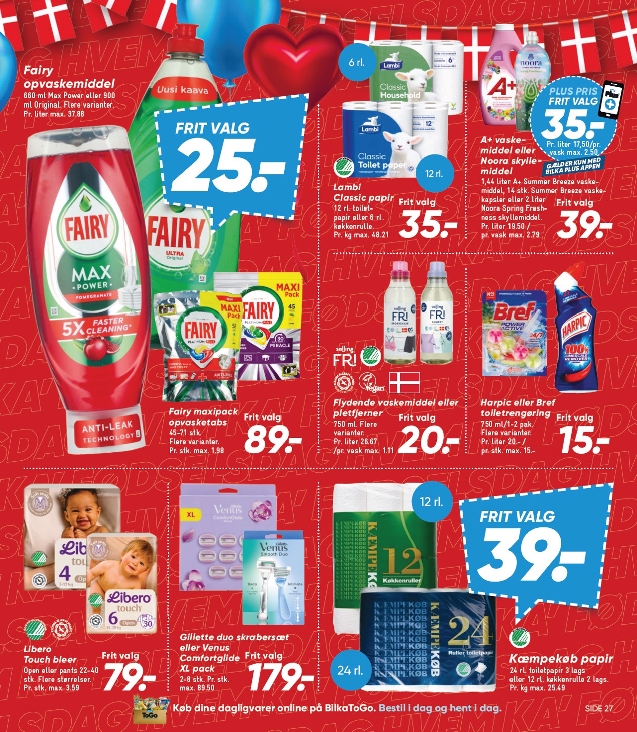 bilka - Bilka - Bilka Avisen Få inspiration til ugens indkøb i Bilka Avisen - spændende nyheder og sæsonaktuelle produkter hver uge. Gå på opdagelse og se, hvad der venter denne uge hos Bilka. tilbudsavis for næste uge fra fredag, 24.07.2026 til torsdag, 30. - page: 39