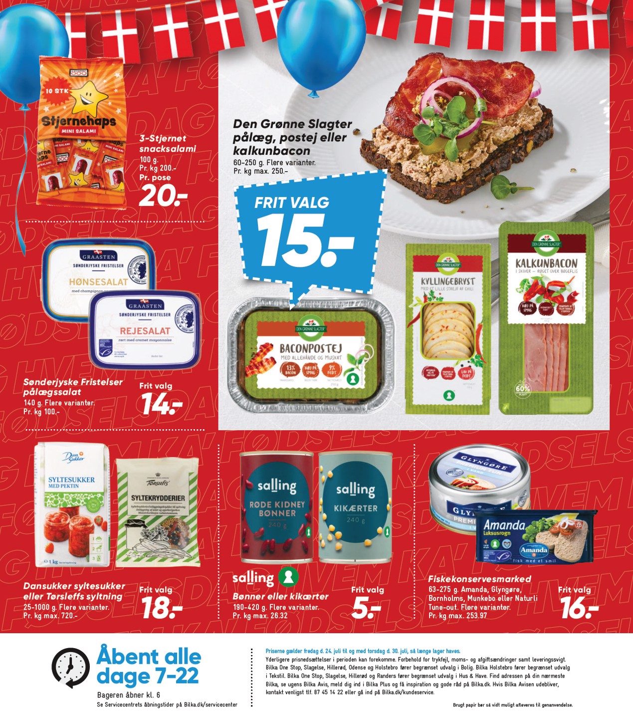 bilka - Bilka - Bilka Avisen Få inspiration til ugens indkøb i Bilka Avisen - spændende nyheder og sæsonaktuelle produkter hver uge. Gå på opdagelse og se, hvad der venter denne uge hos Bilka. tilbudsavis for næste uge fra fredag, 24.07.2026 til torsdag, 30. - page: 22